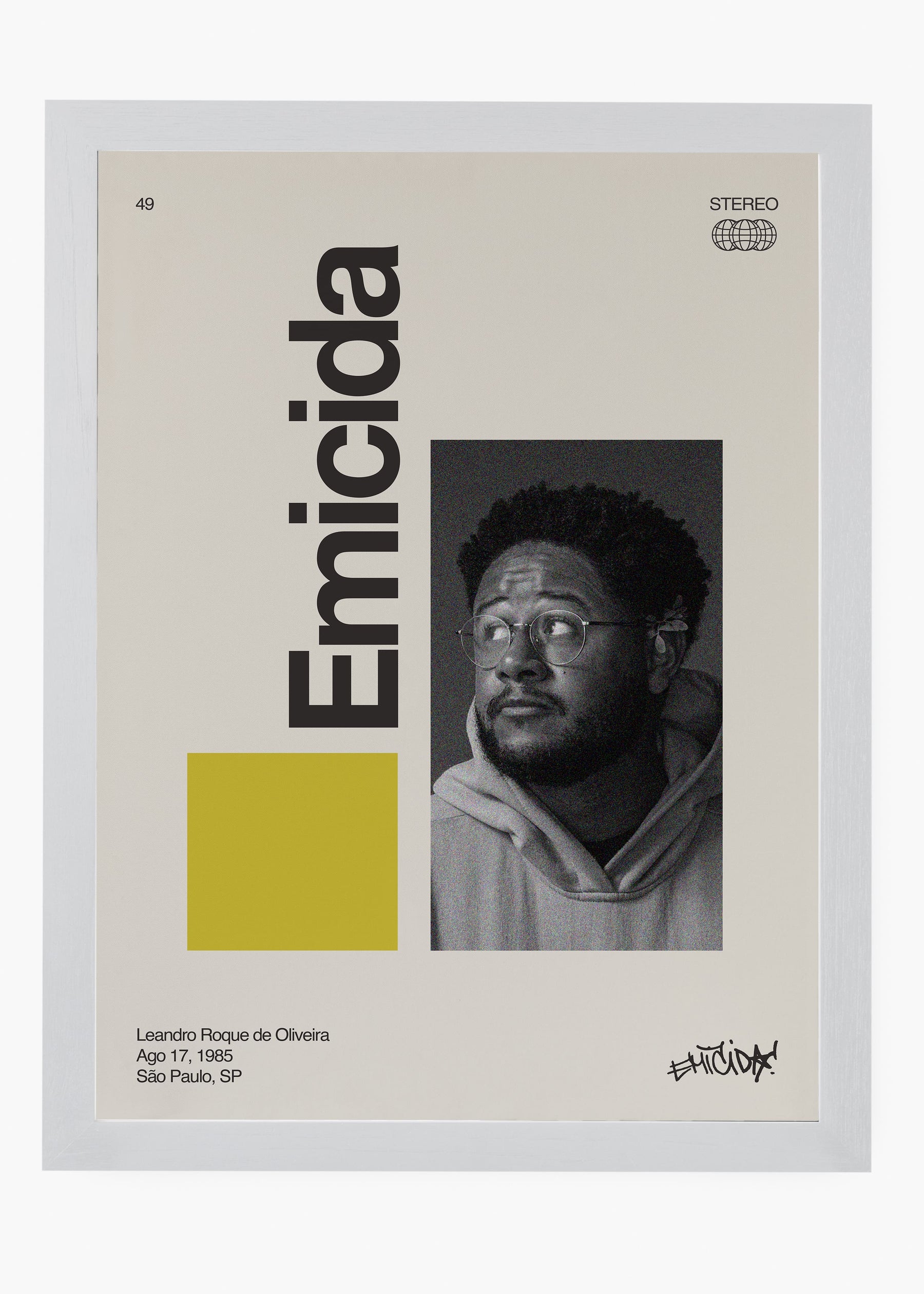 Quadro Signature Emicida