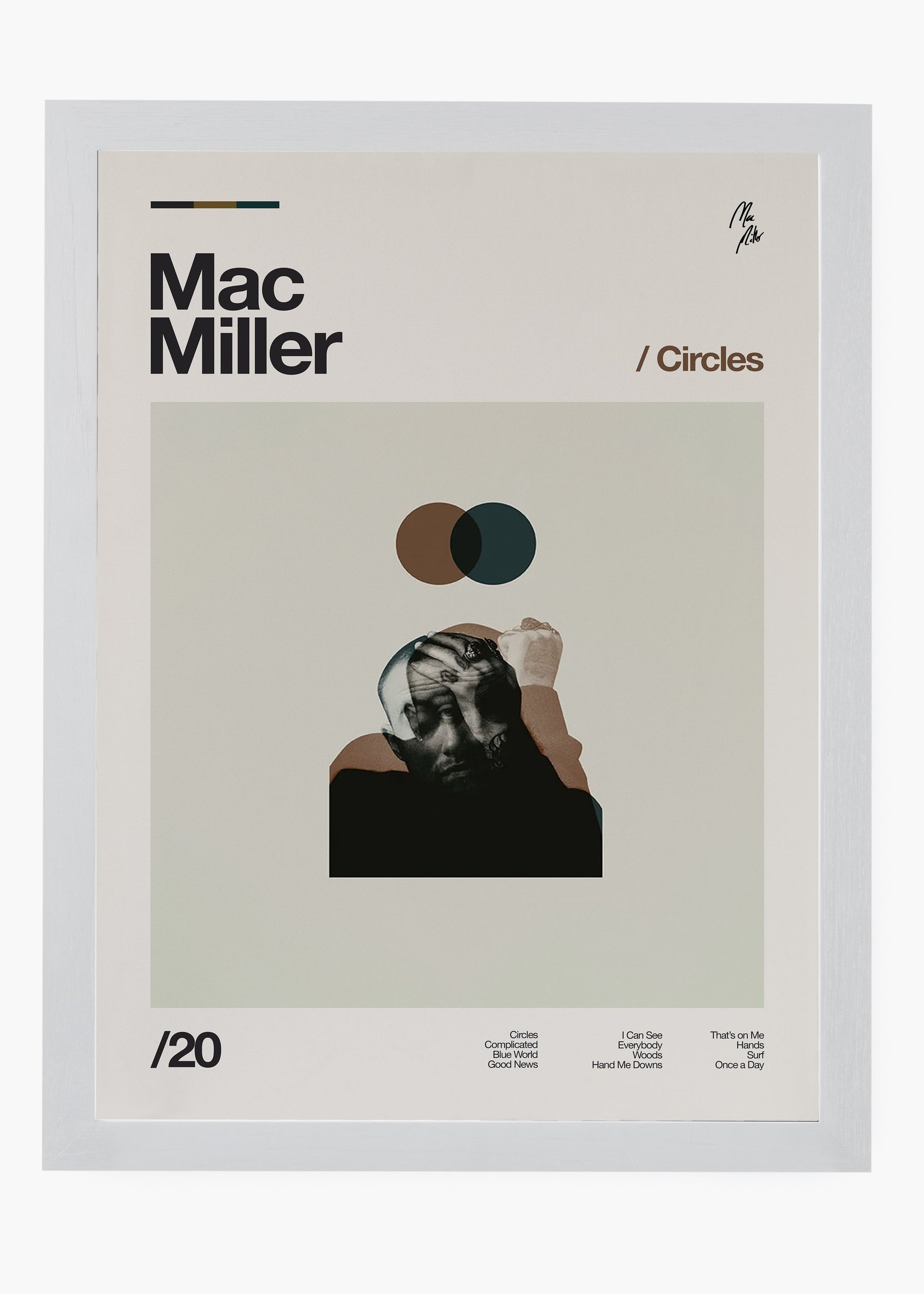 Quadro Mac Miller Circles