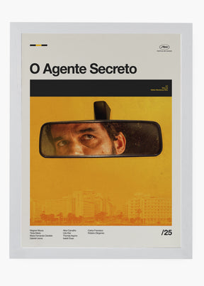 Quadro O Agente Secreto - Wagner Moura