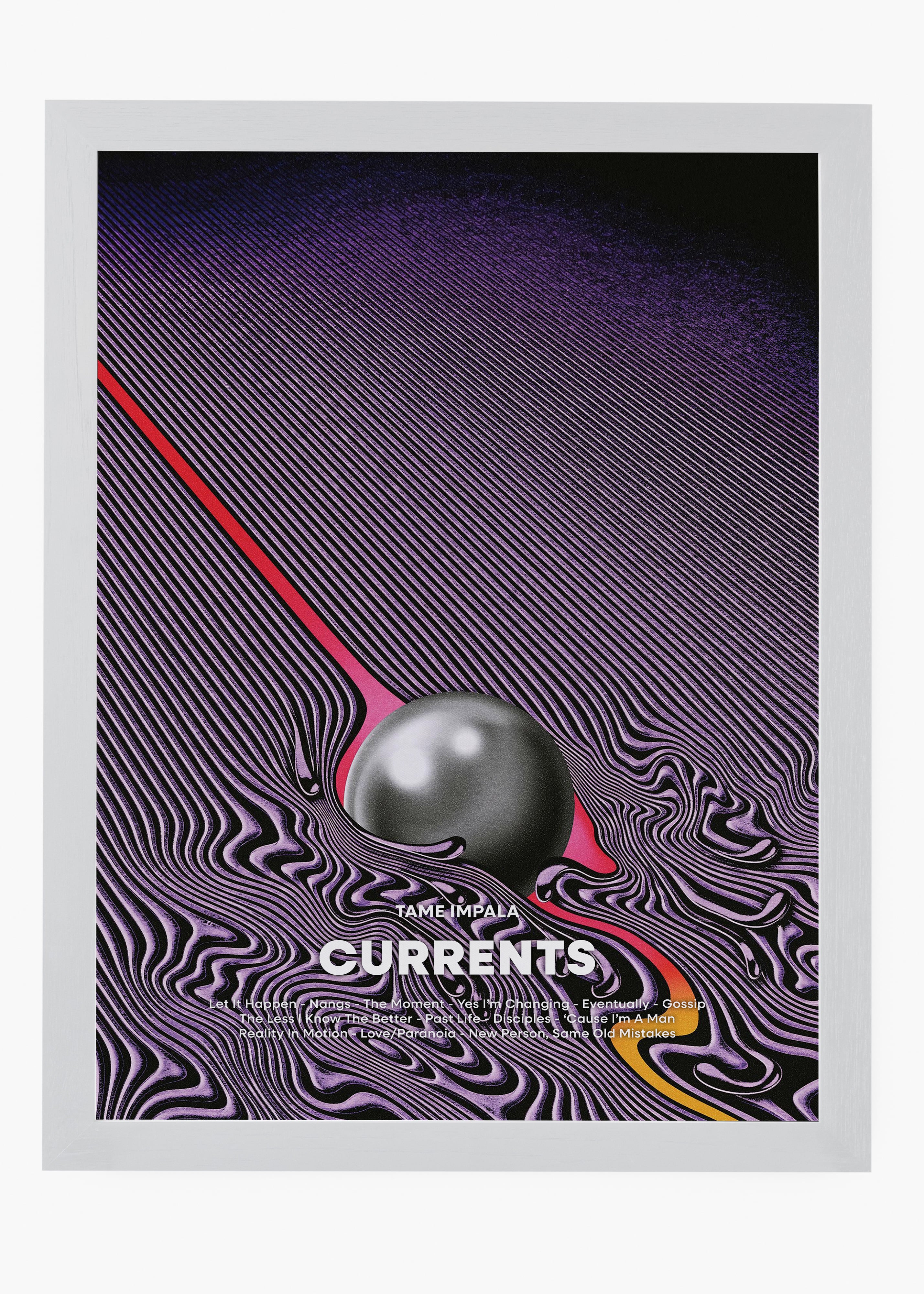 Quadro Tame Impala Currents Capa
