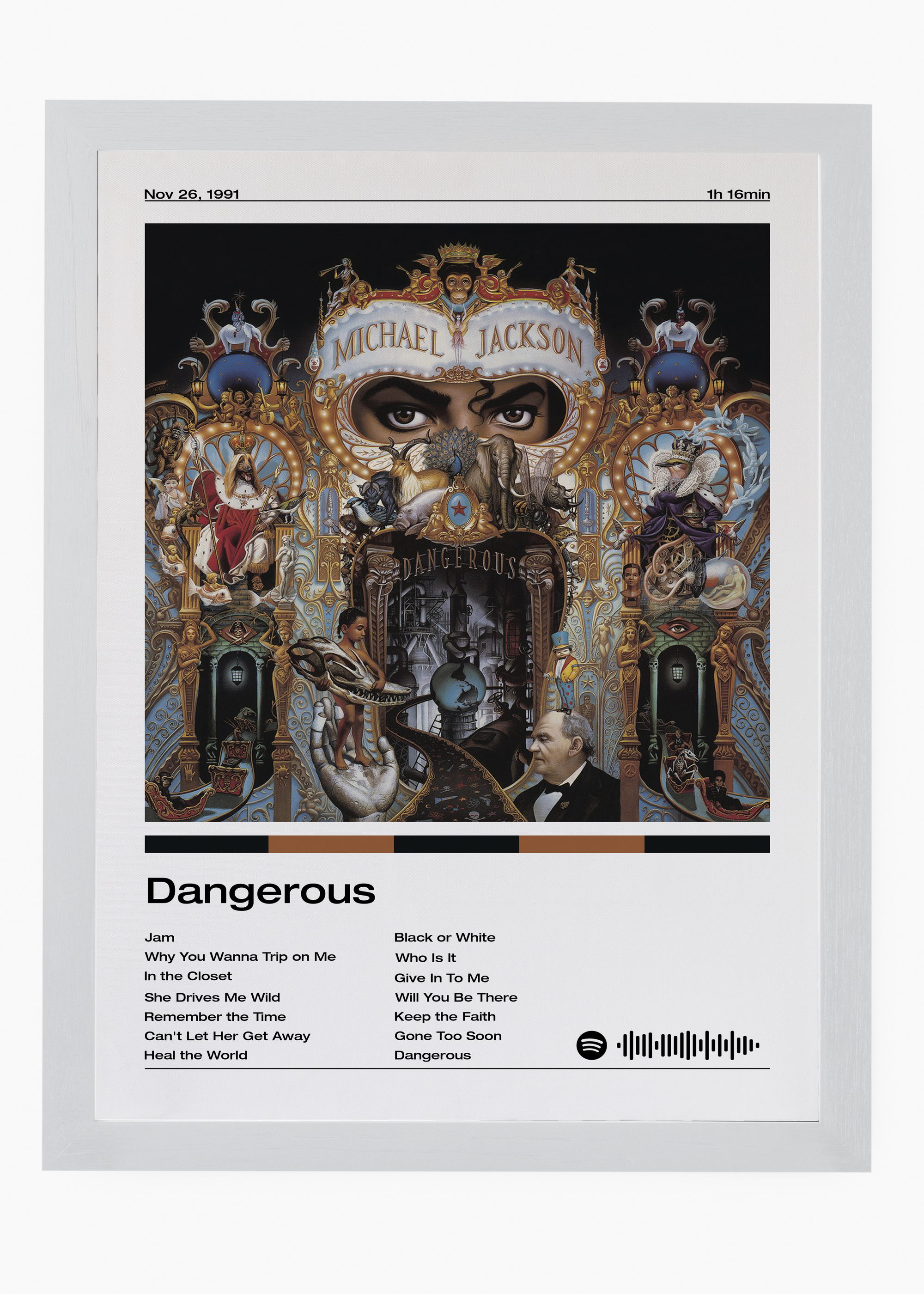 Quadro Michael Jackson Dangerous - 5