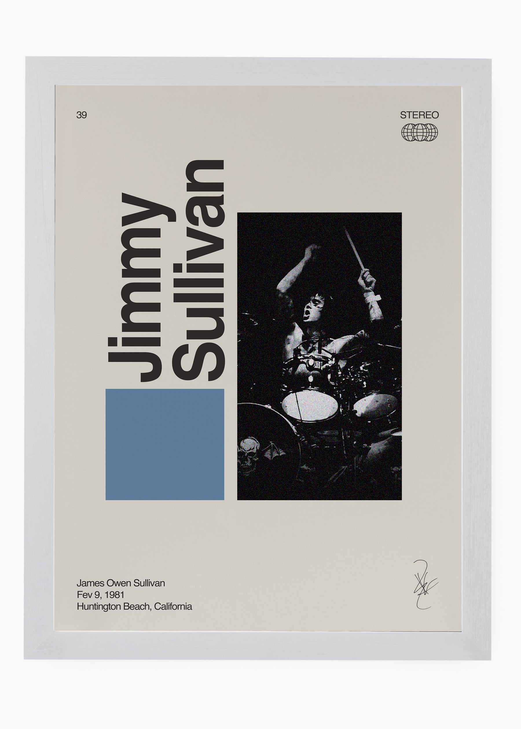 Quadro Signature Jimmy "The Rev" Sullivan