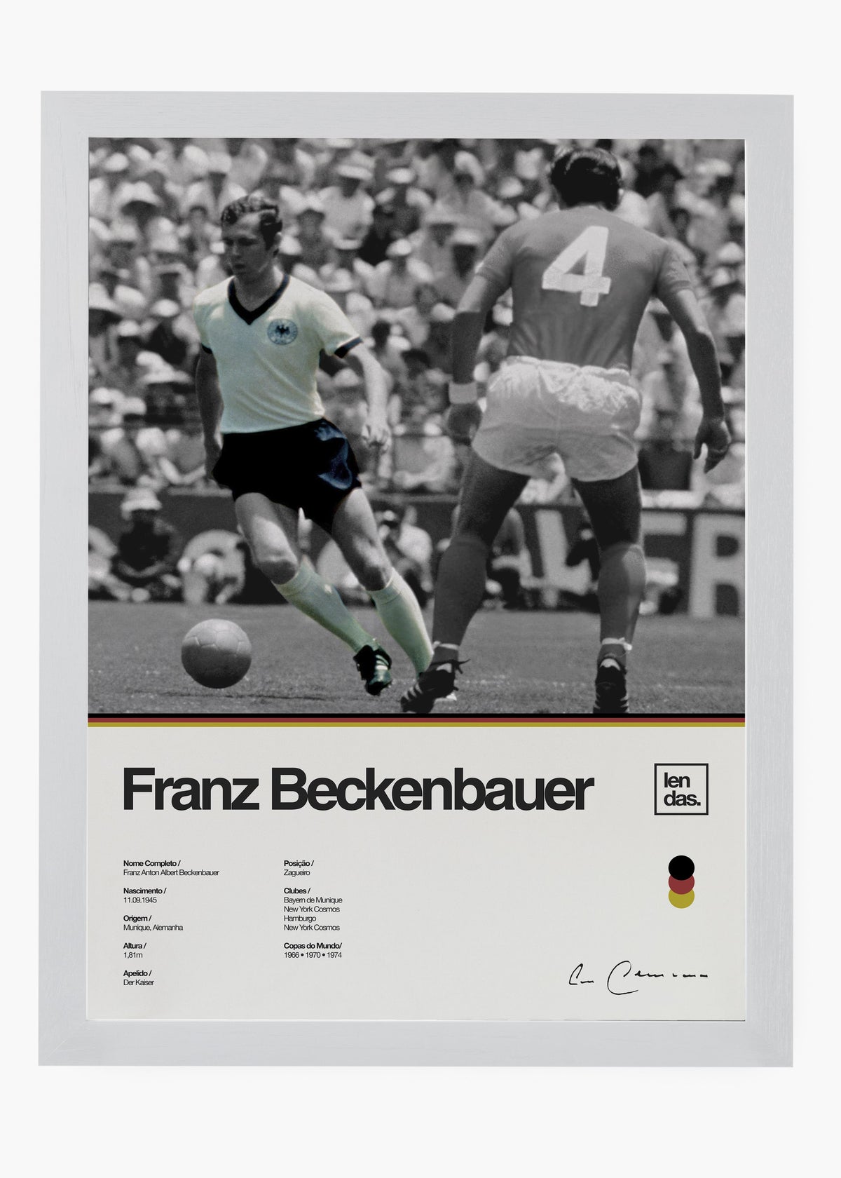 Quadro Franz Beckenbauer