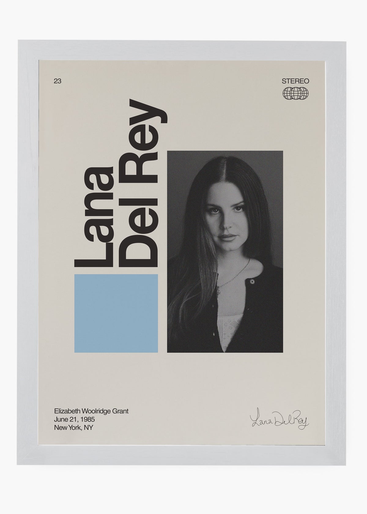 Quadro Signature Lana Del Rey