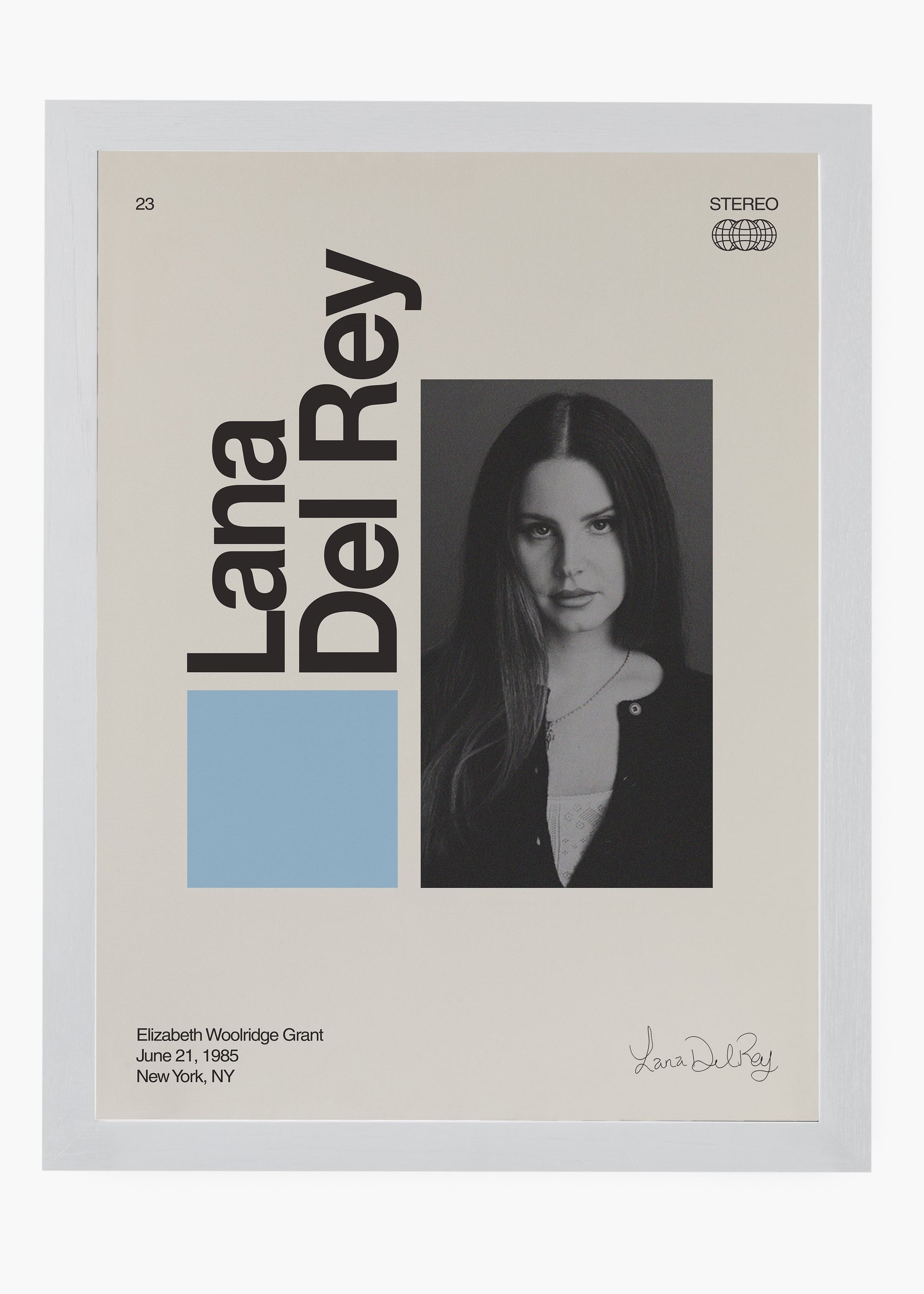 Quadro Signature Lana Del Rey