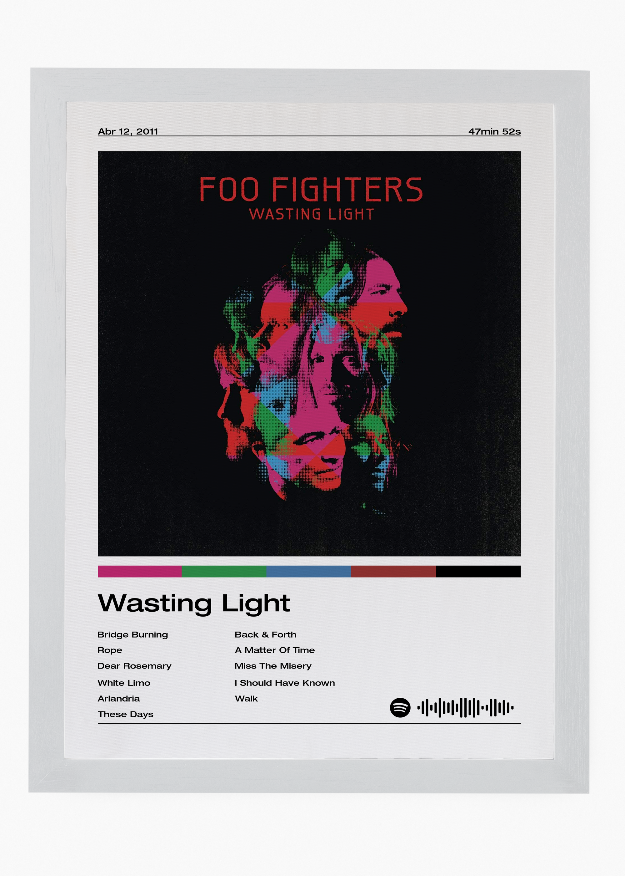 Quadro Foo Fighters Wasting Light - 5