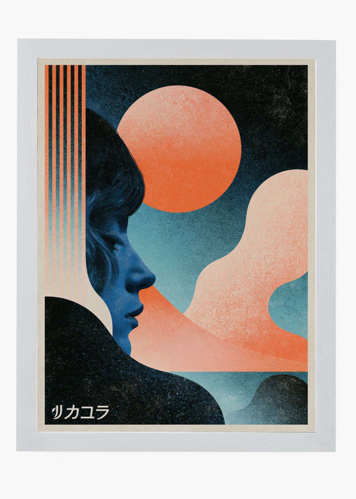 Quadro Japonês Retro Profile - 5