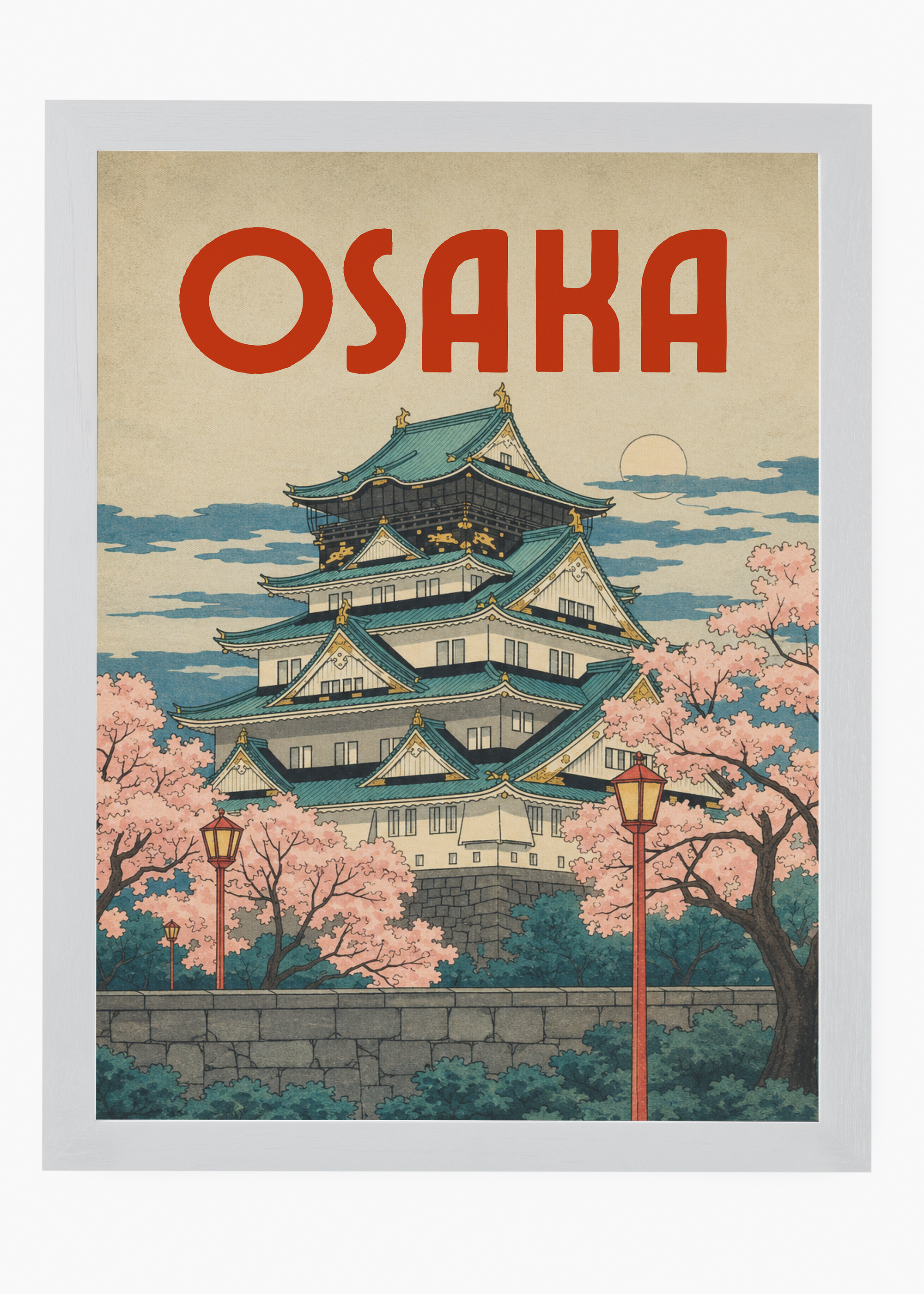 Quadro Japonês Osaka Jo - 5