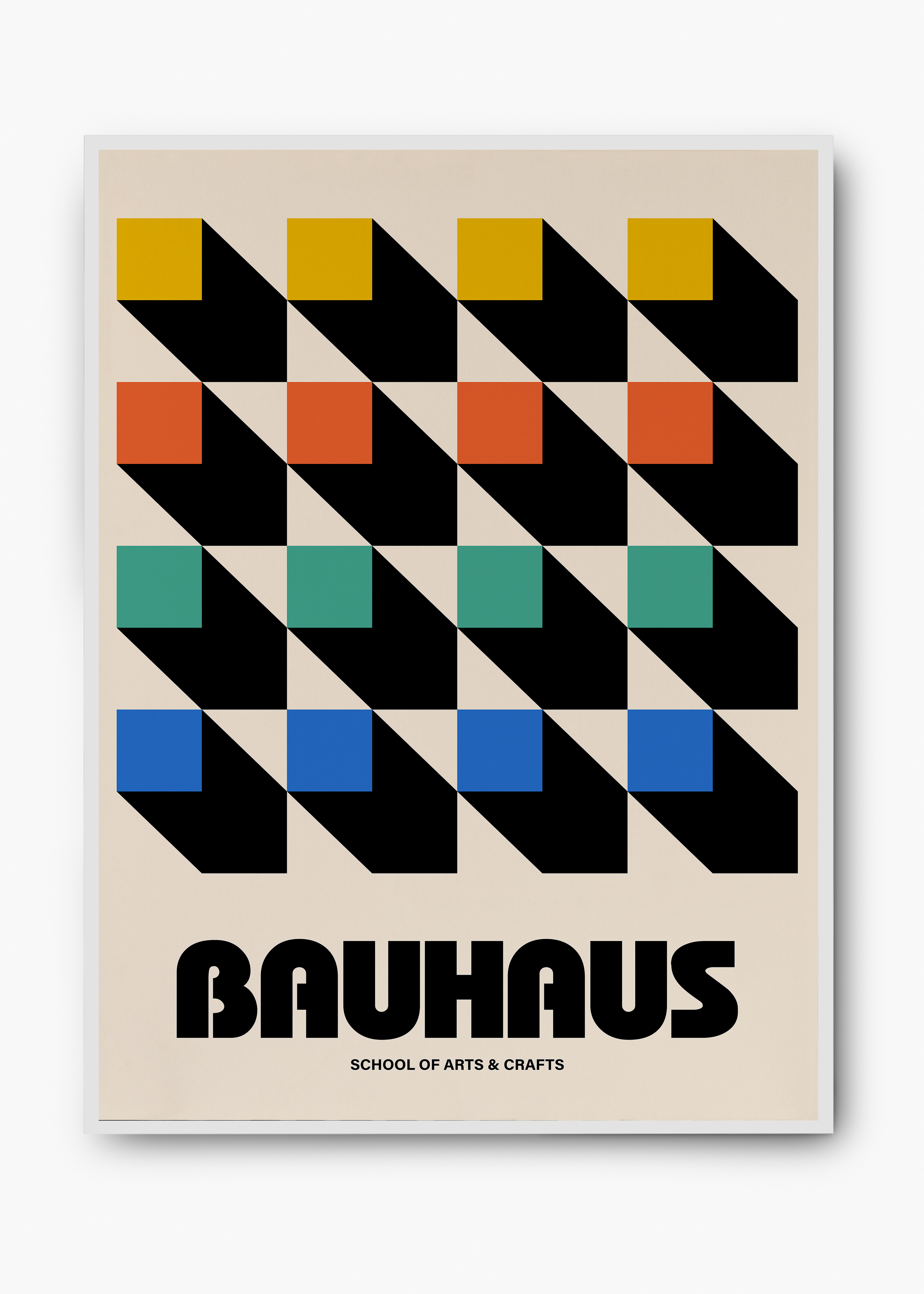 Quadro Bauhaus Bold Abstraction - 5