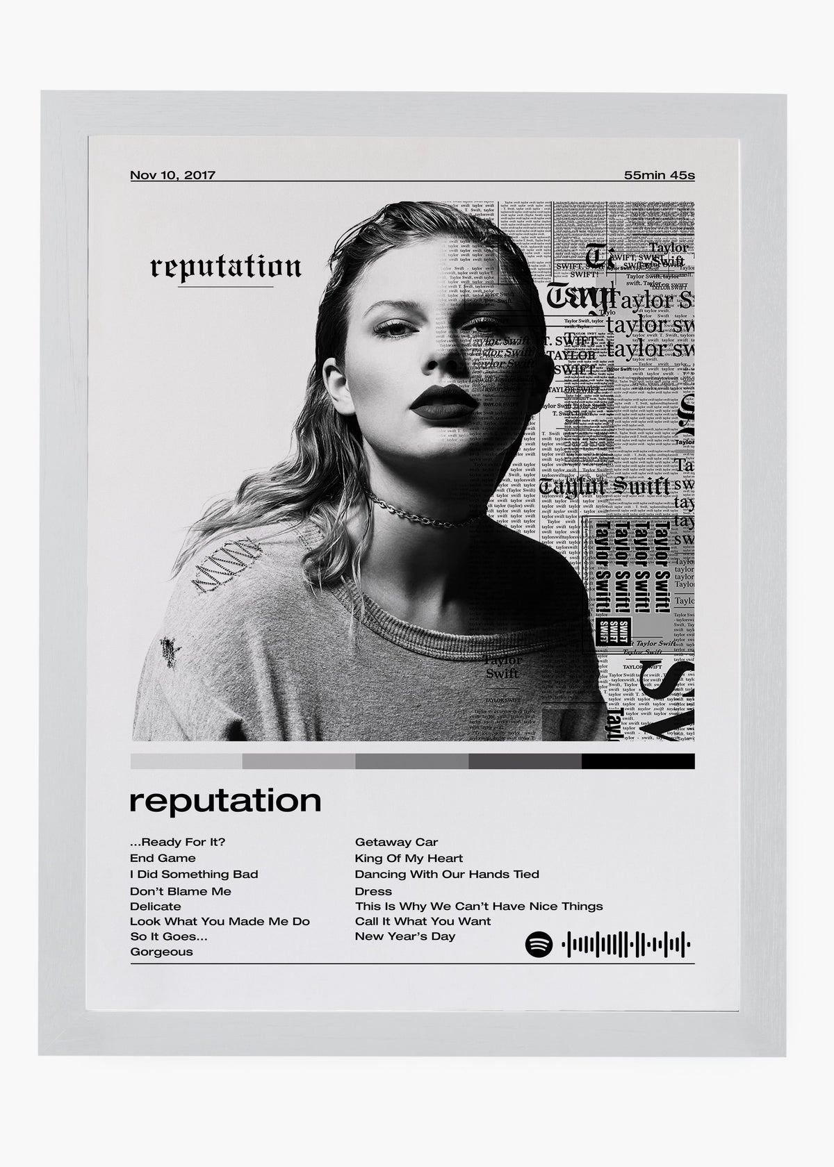 Quadro Taylor Swift Reputation