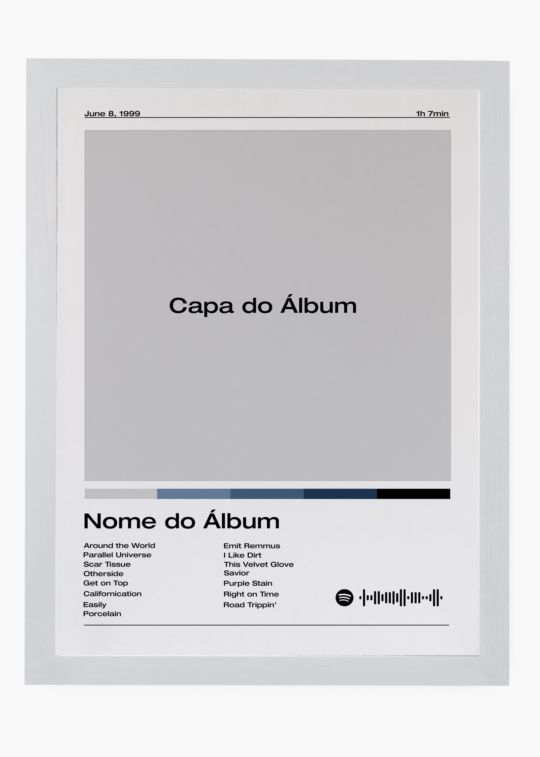Quadro Spotify Personalizável - Álbum