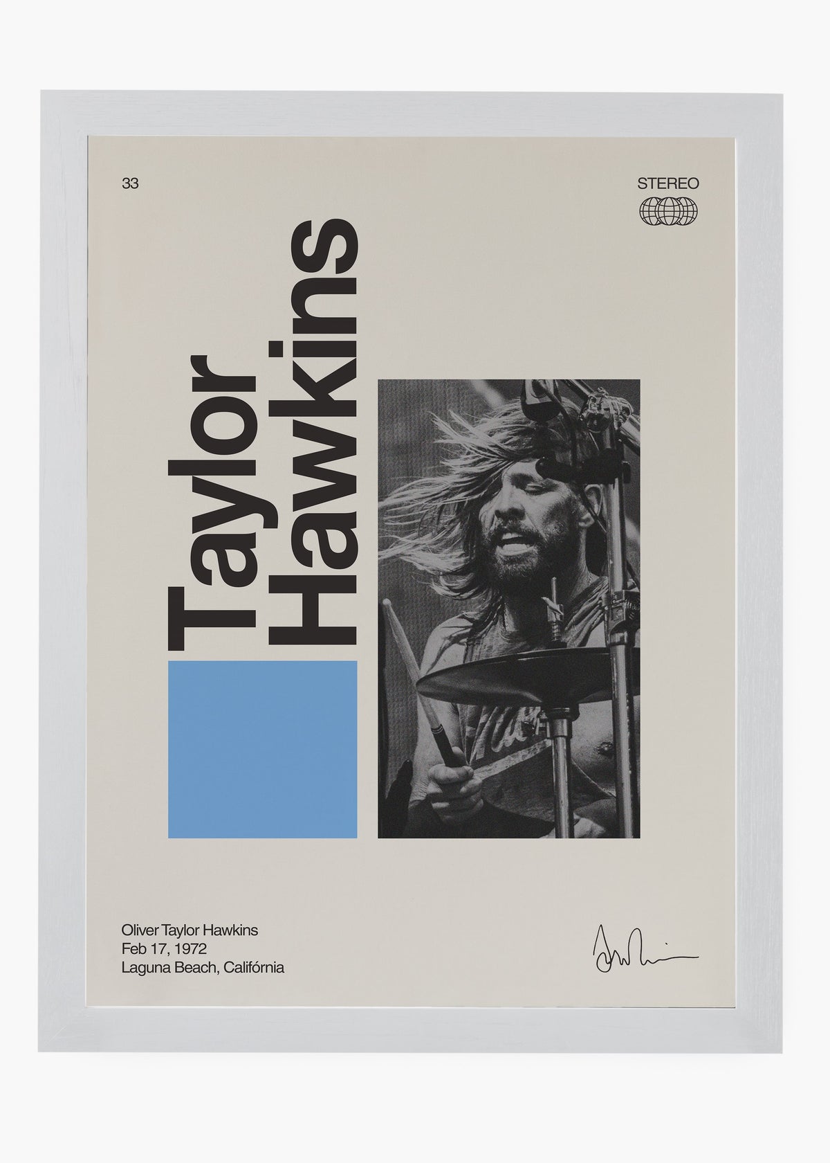 Quadro Signature Taylor Hawkins