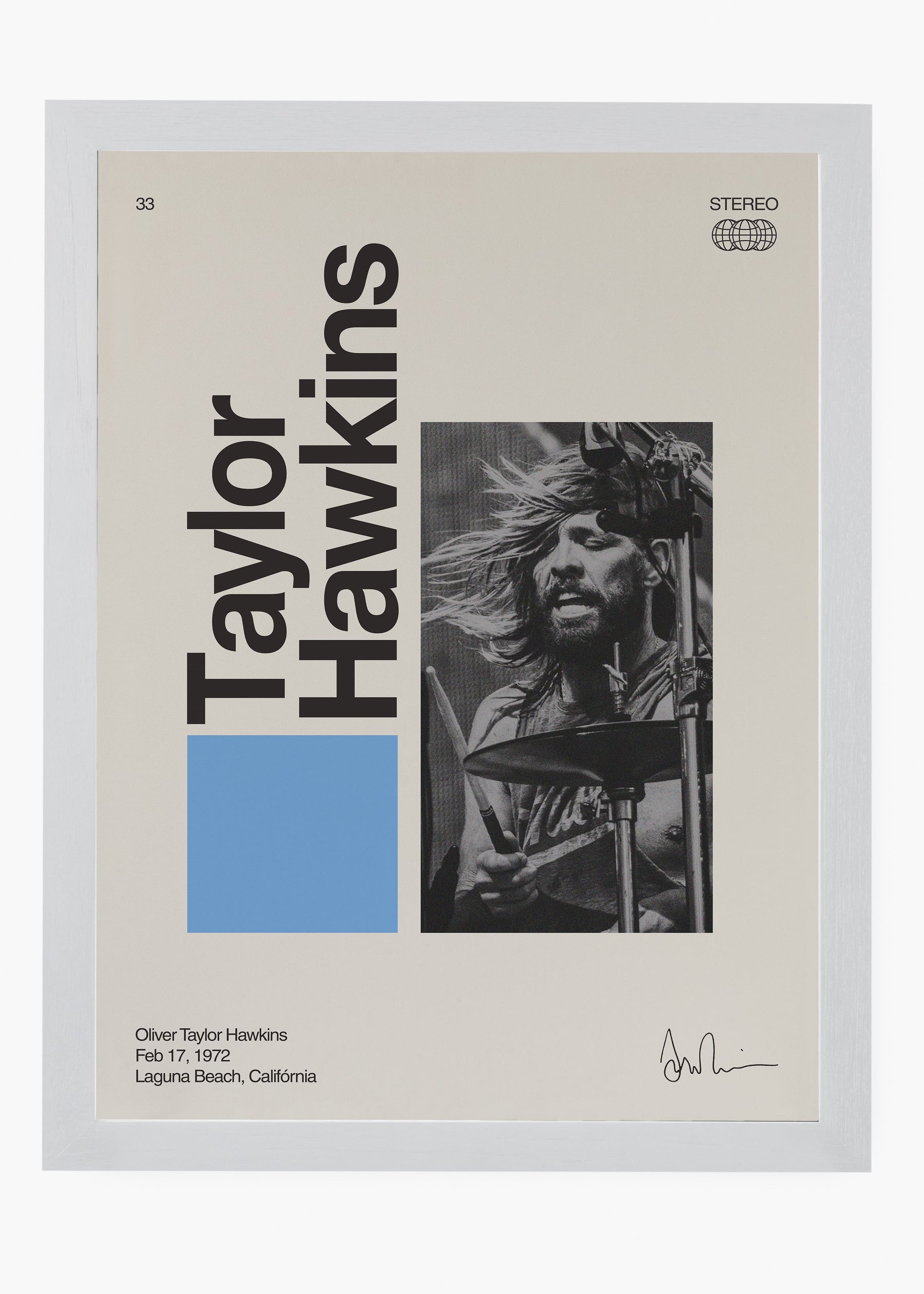Quadro Signature Taylor Hawkins