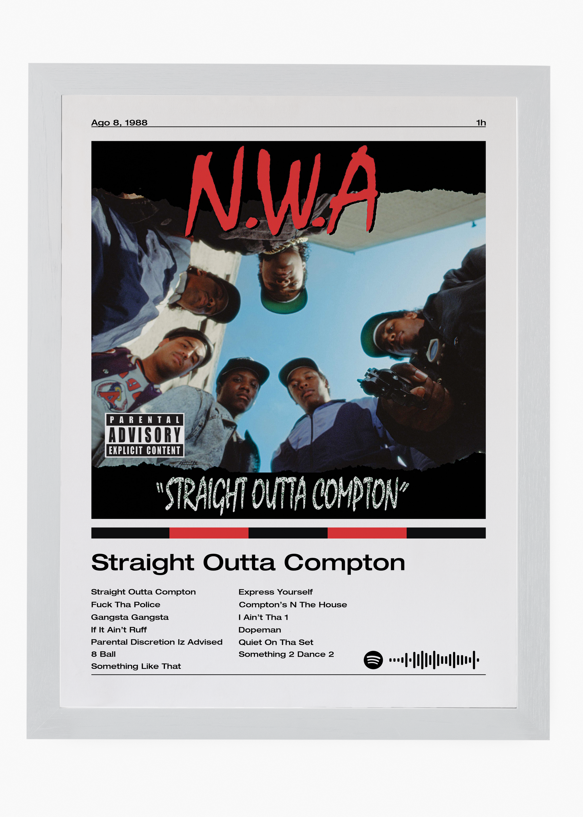 Quadro Nwa Straight Outta Compton - 5