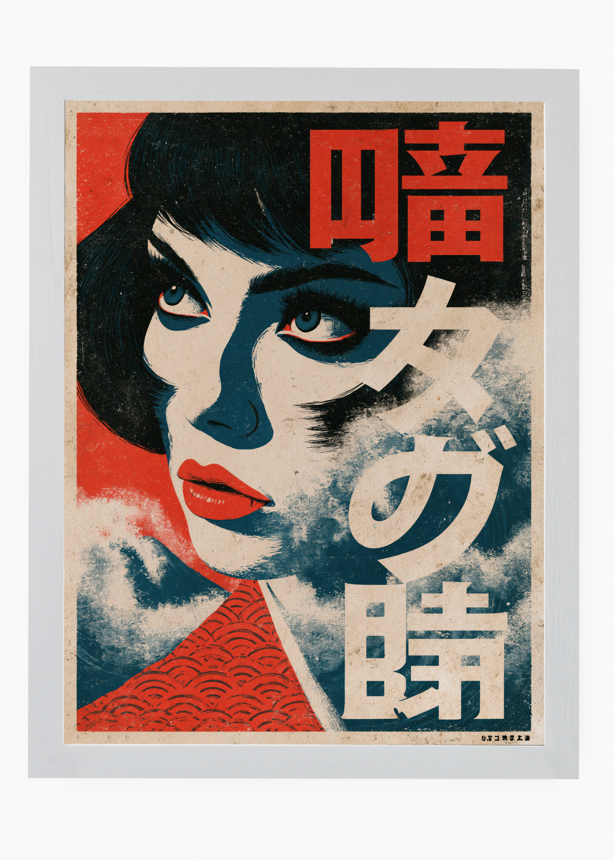 Quadro Japonês Kemuri Bijin - 5