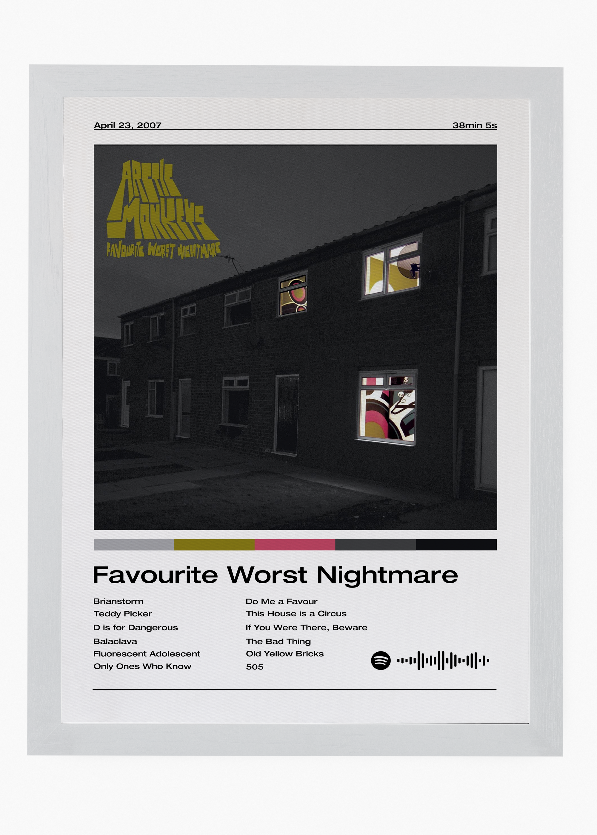 Quadro Arctic Monkeys Favourite Worst Nightmare - 5