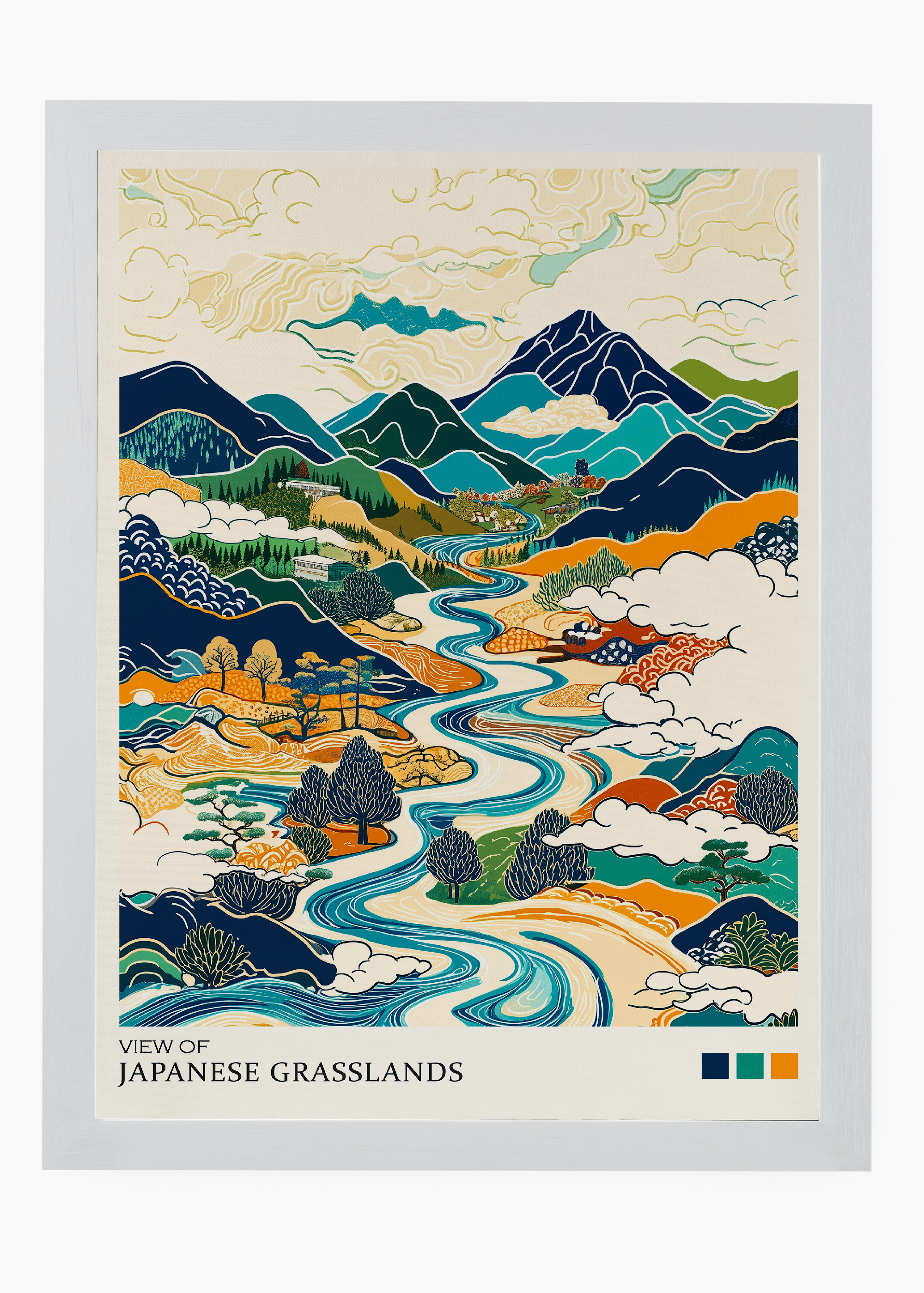 Quadro Japones GrassLands - 5