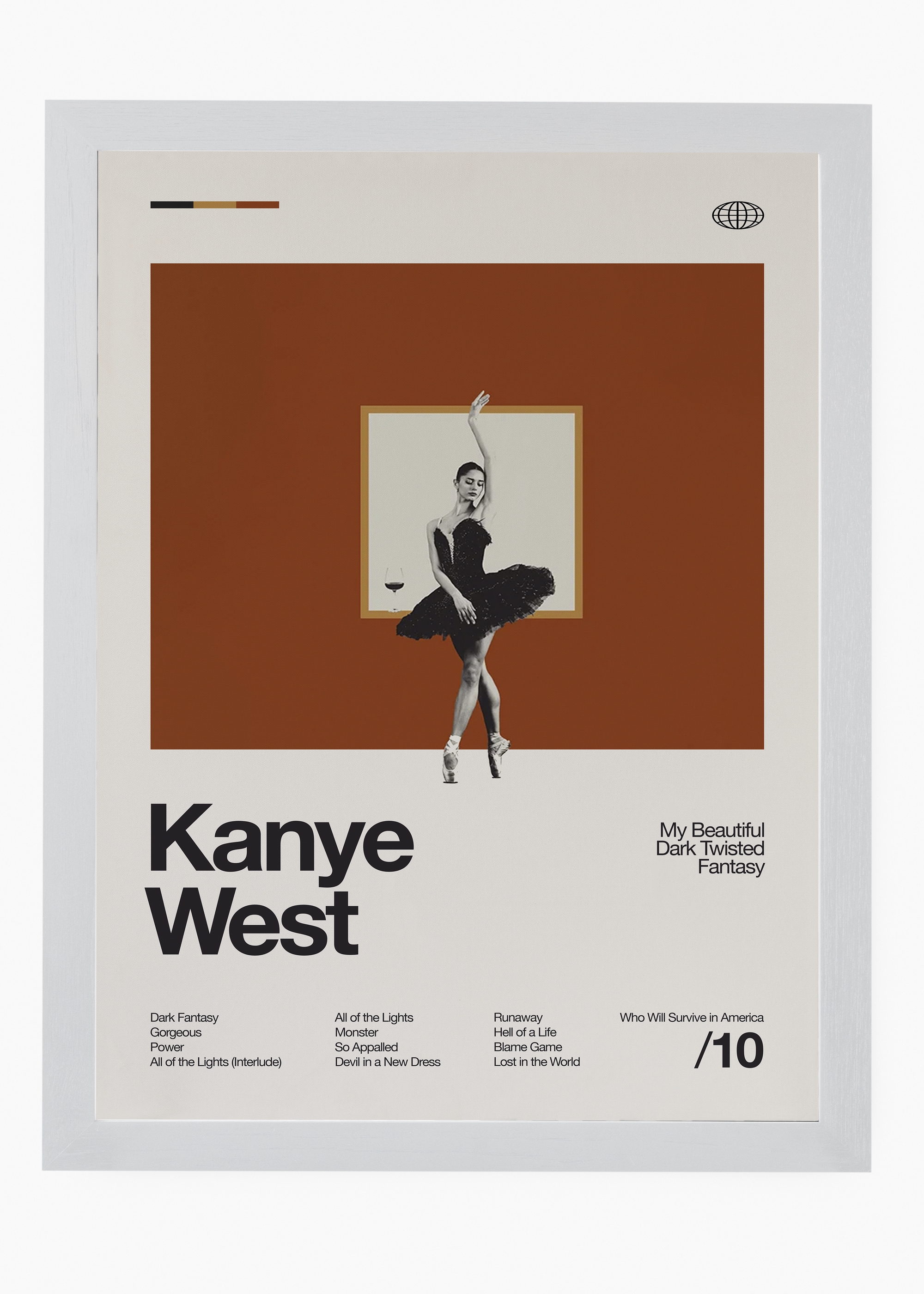 Quadro Kanye West My Beautiful Dark Twisted Fantasy II - 5