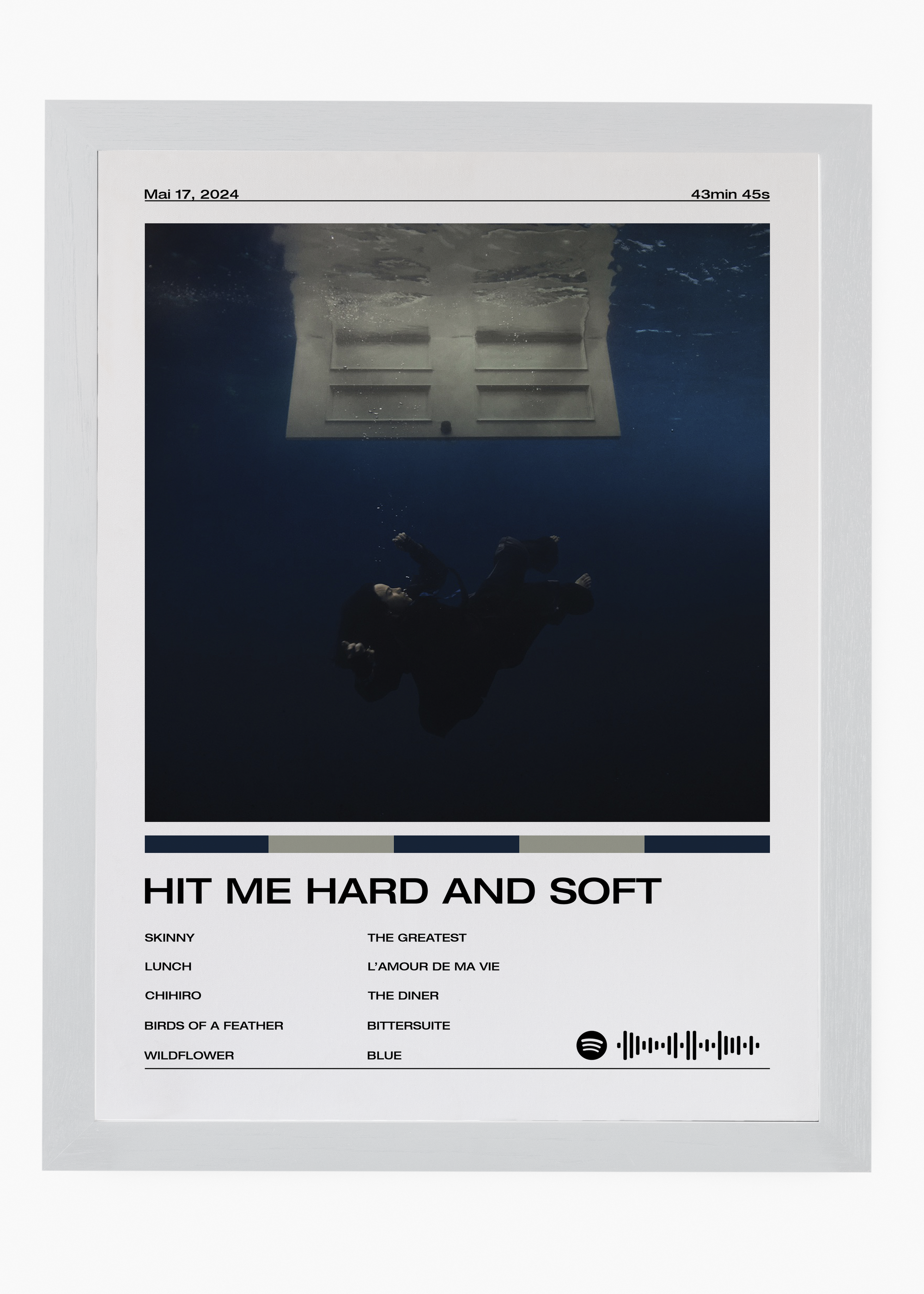 Quadro Billie Eilish Hit Me Hard and Soft - 5