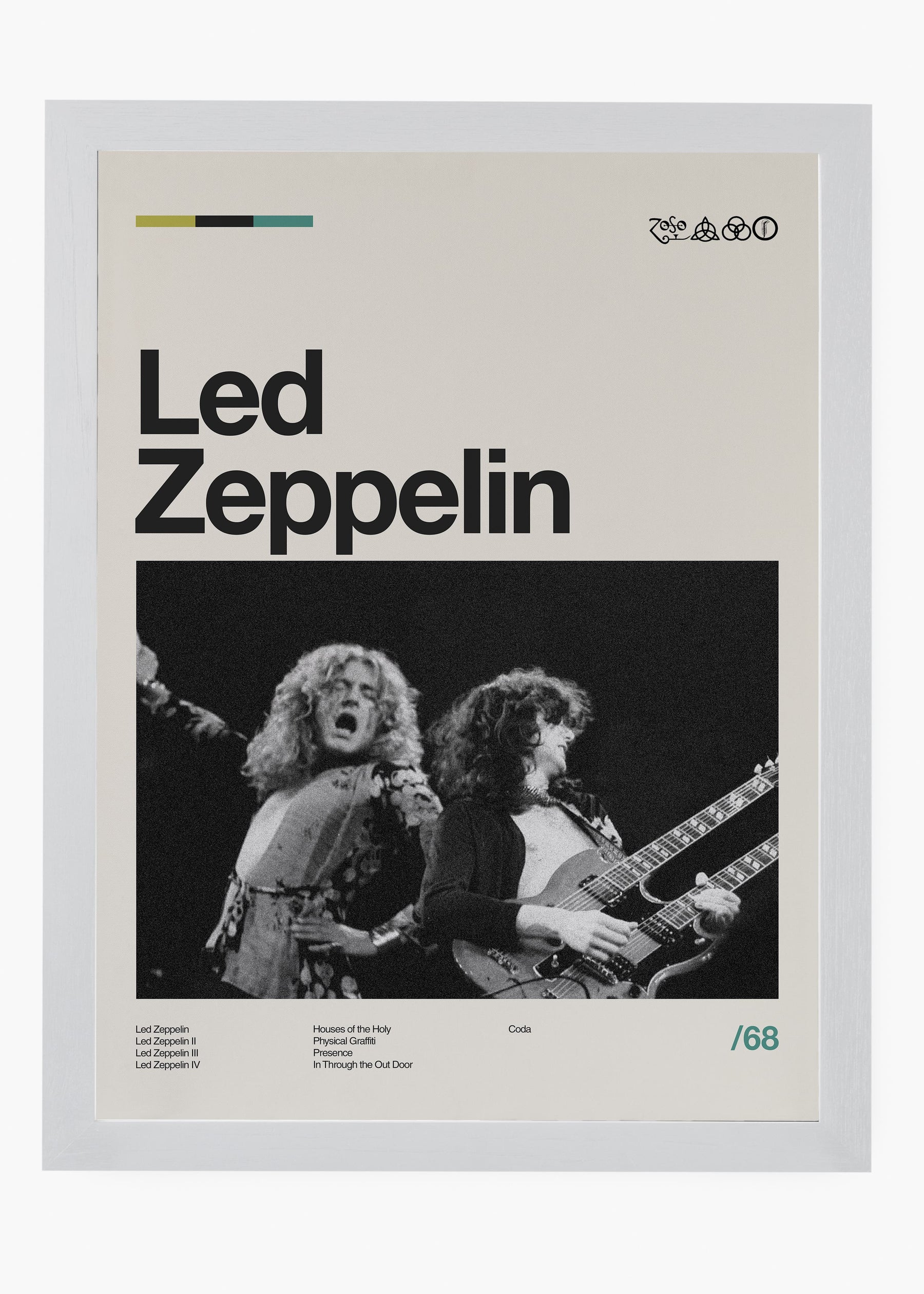 Quadro Led Zeppelin Banda