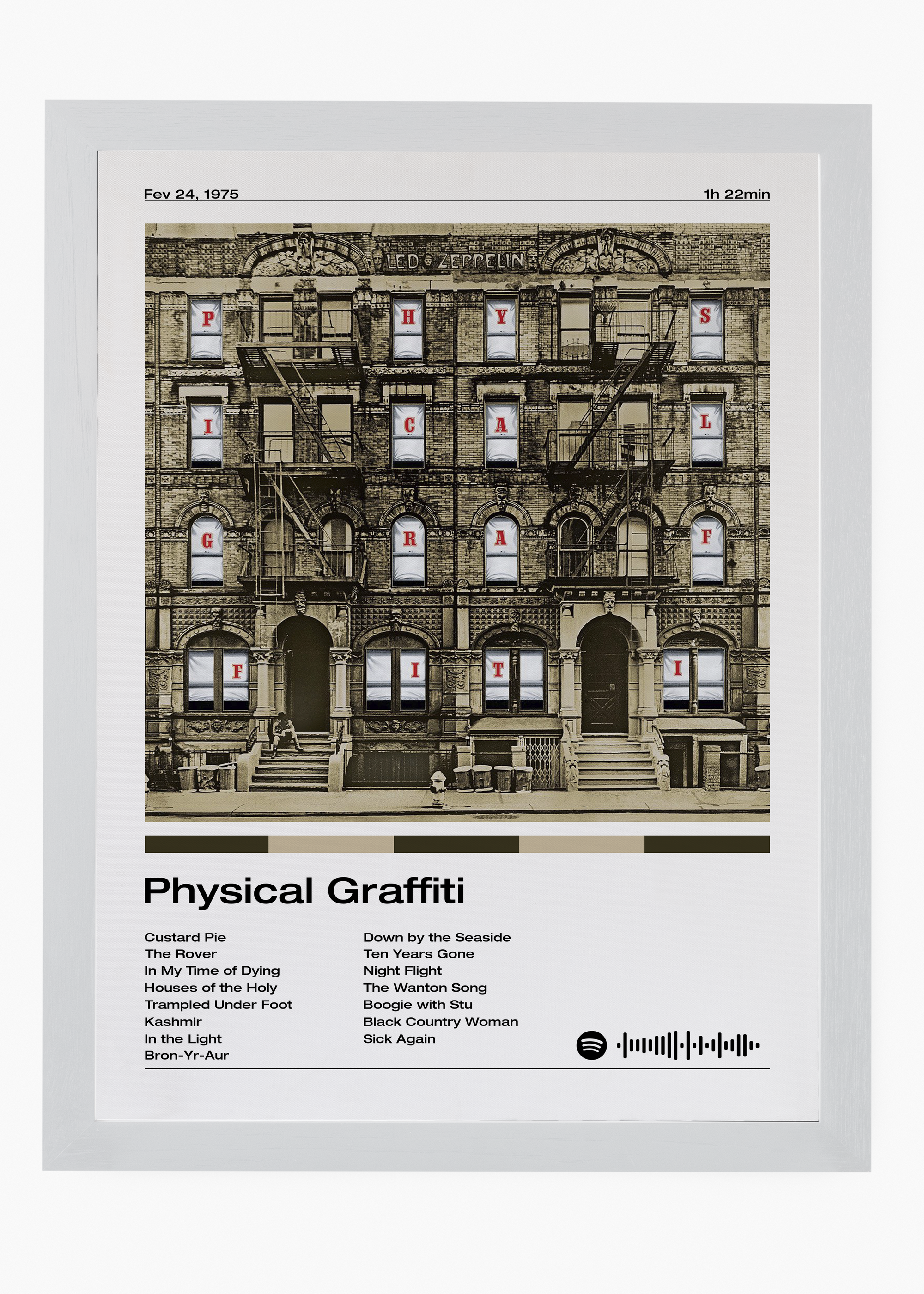 Quadro Led Zeppelin Physical Graffiti - 5