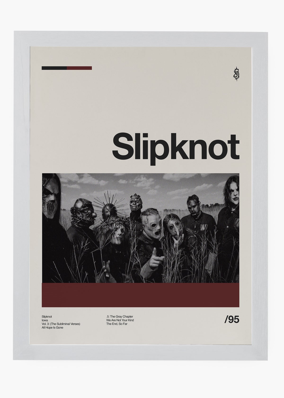 Quadro Slipknot Banda
