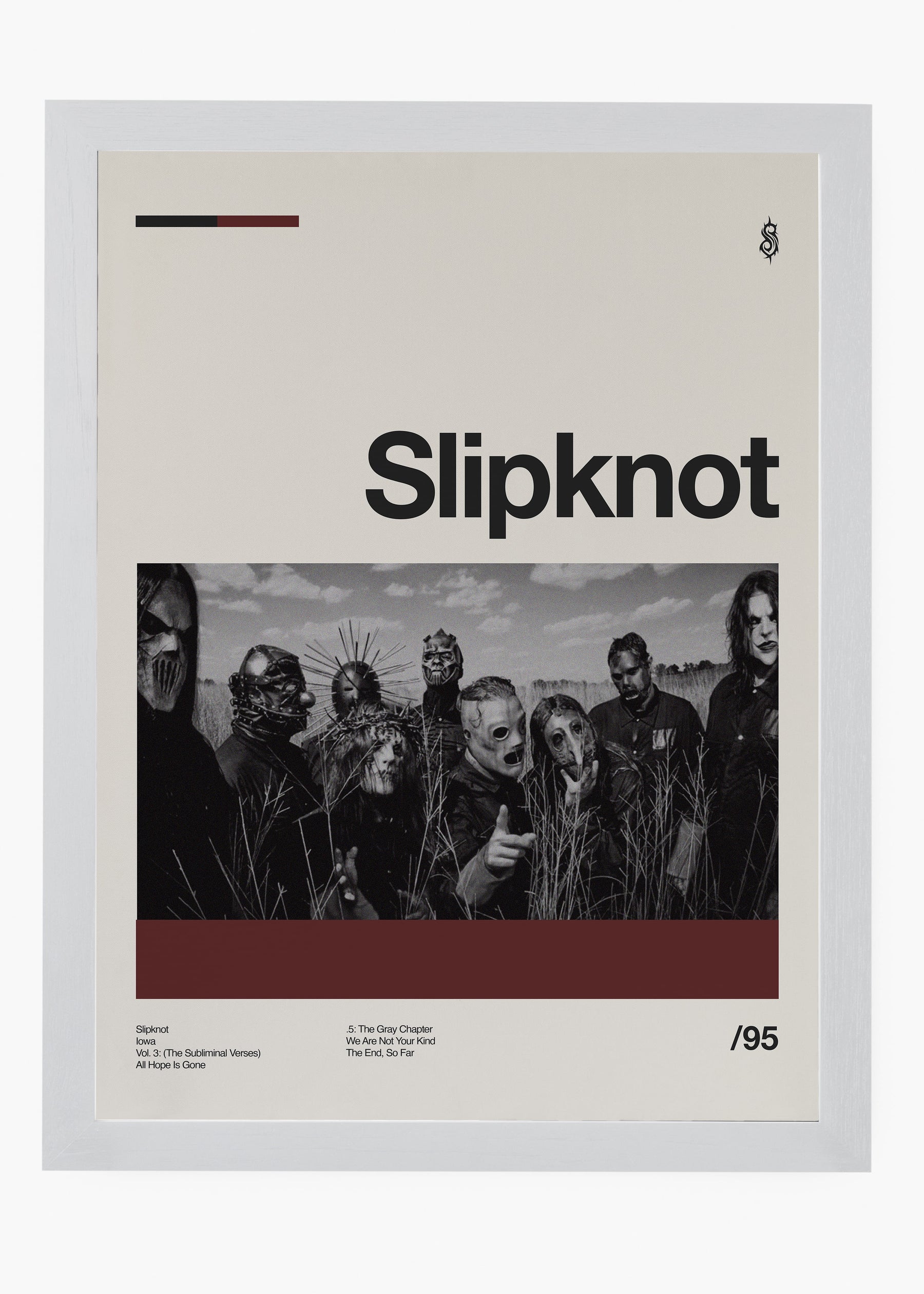 Quadro Slipknot Banda