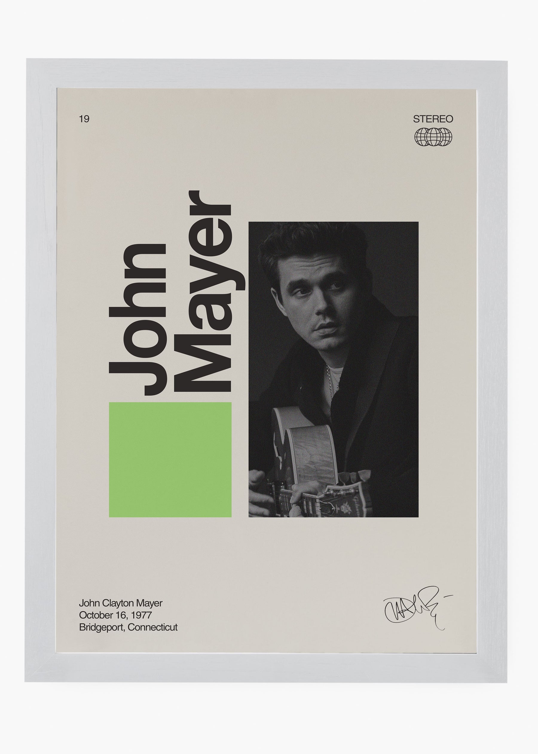 Quadro Signature John Mayer
