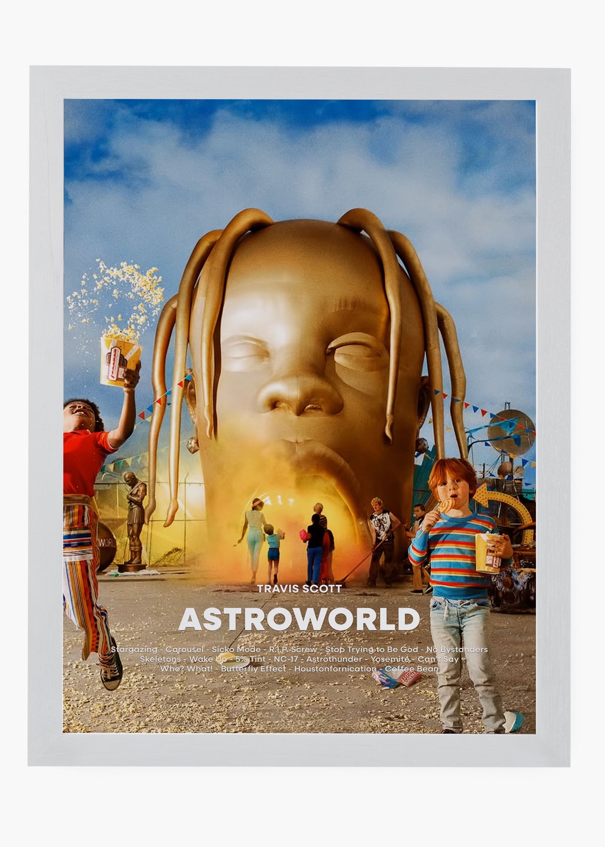 Quadro Travis Scott Astroworld Capa