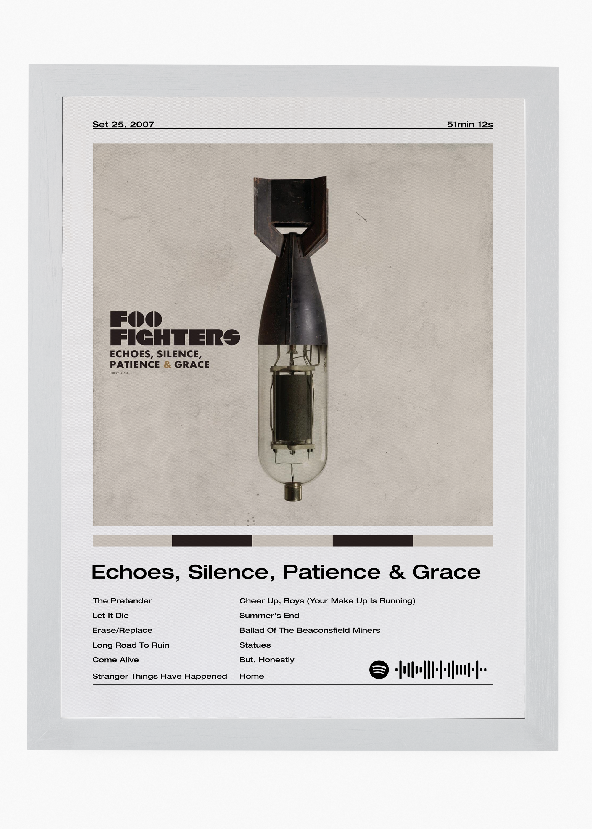 Quadro Foo Fighters Echoes, Silence, Patience & Grace - 5