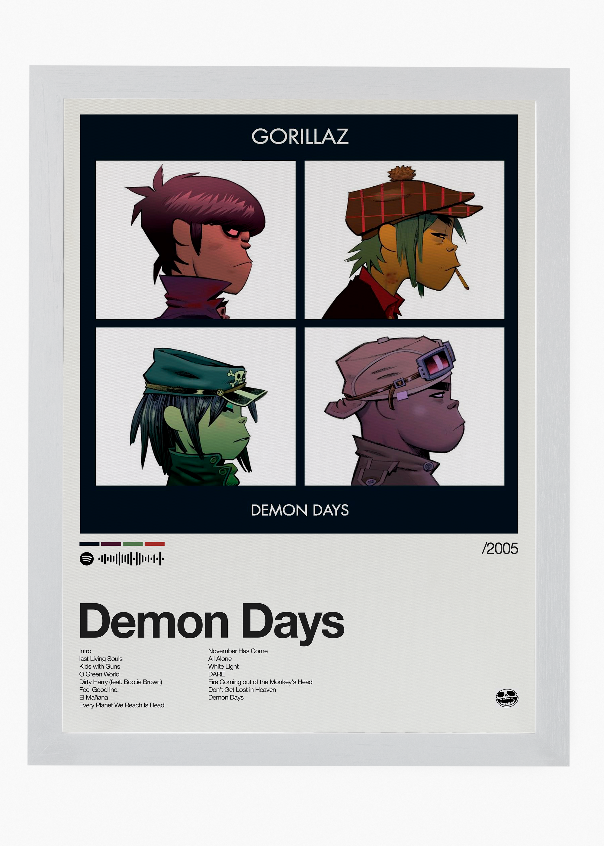 Quadro Gorillaz Demon Days II - 5