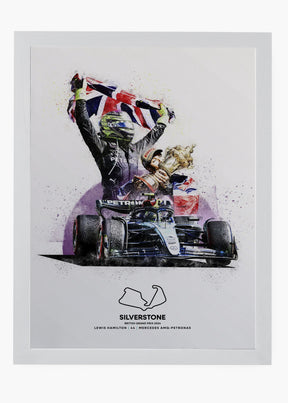 Quadro Lewis Hamilton - Silverstone 2024