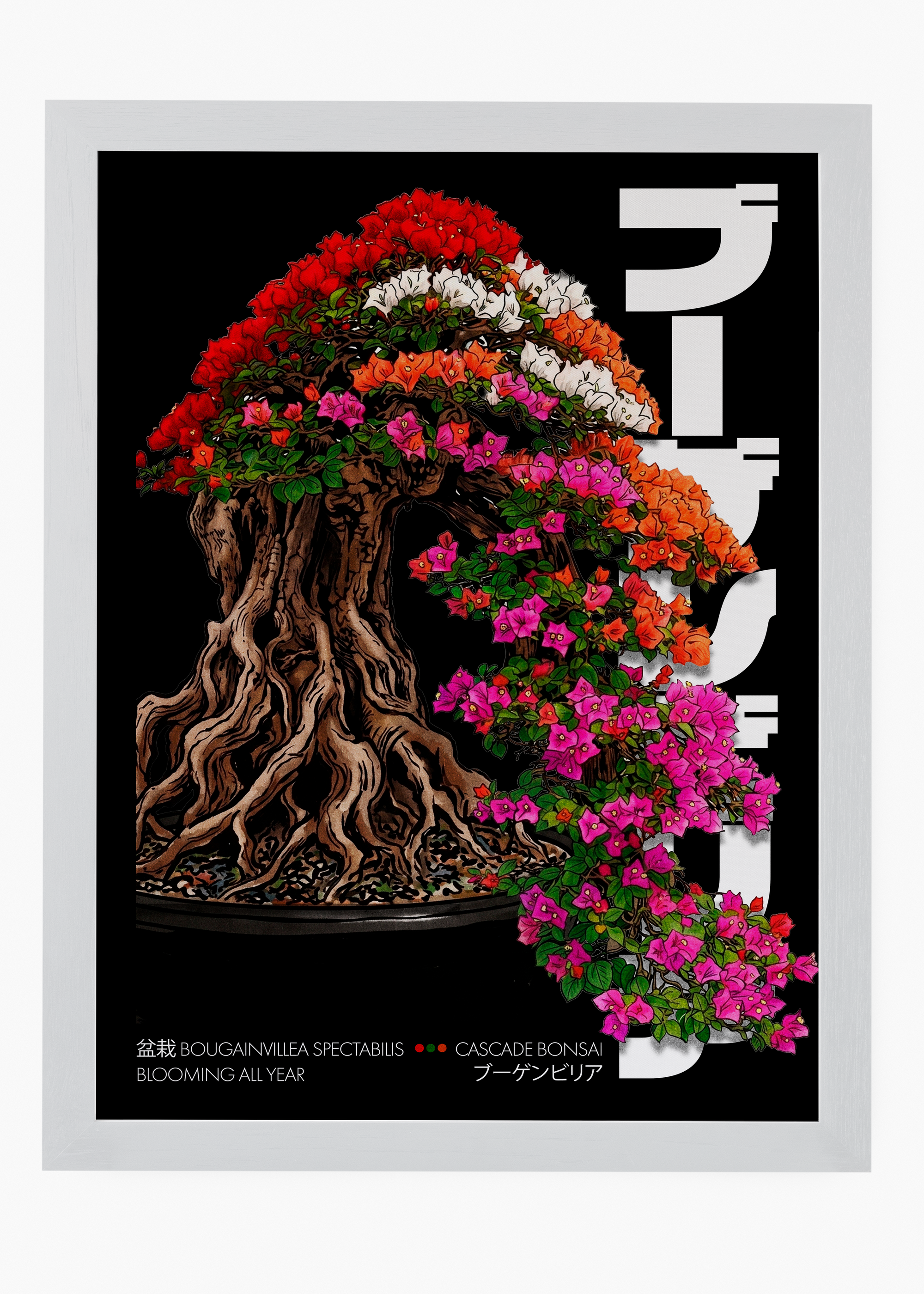 Quadro Cascade Bonsai Black - 5