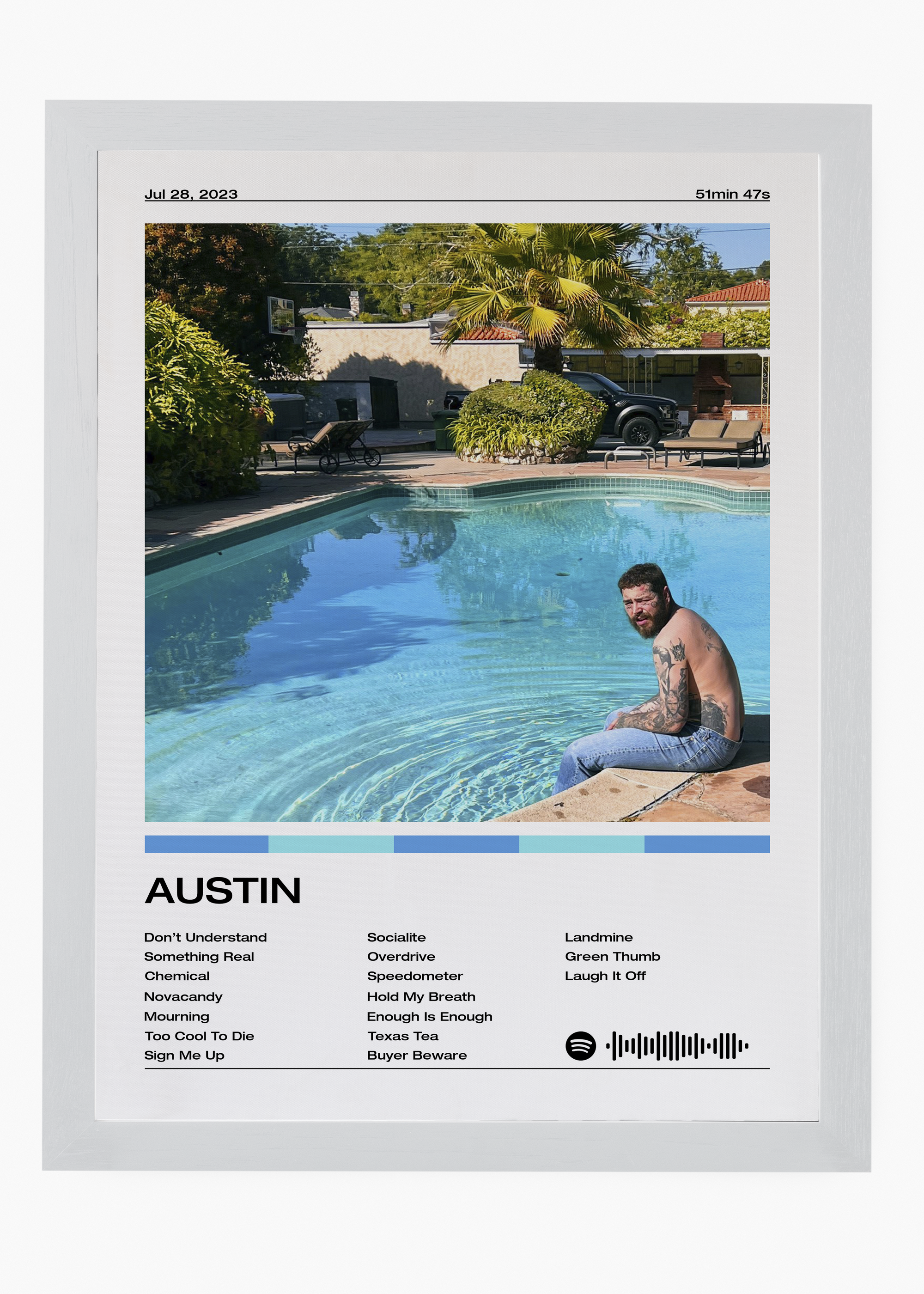 Quadro Post Malone AUSTIN - 5