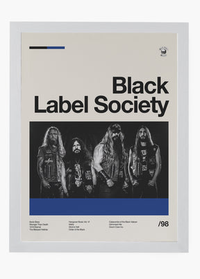Quadro Black Label Society Banda