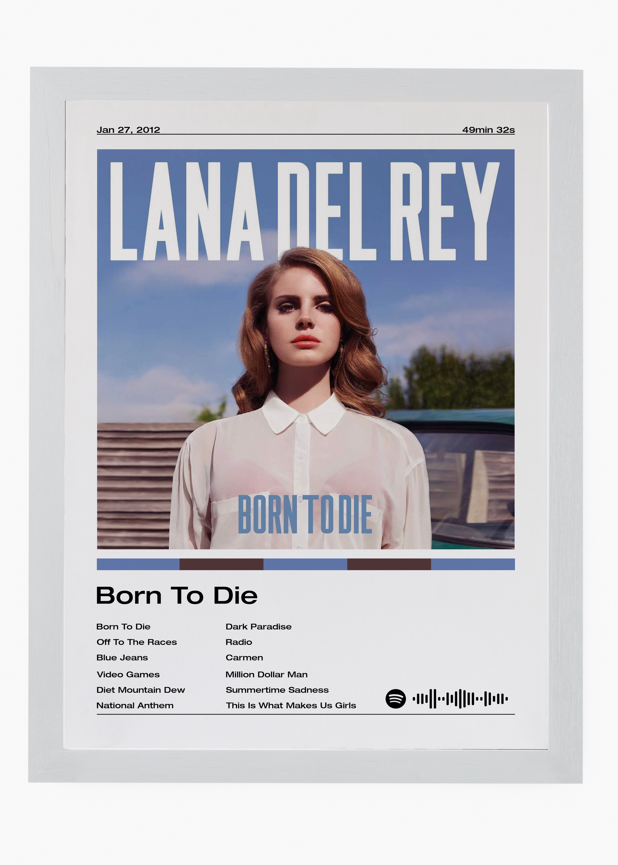Quadro Lana Del Rey Born To Die - 5