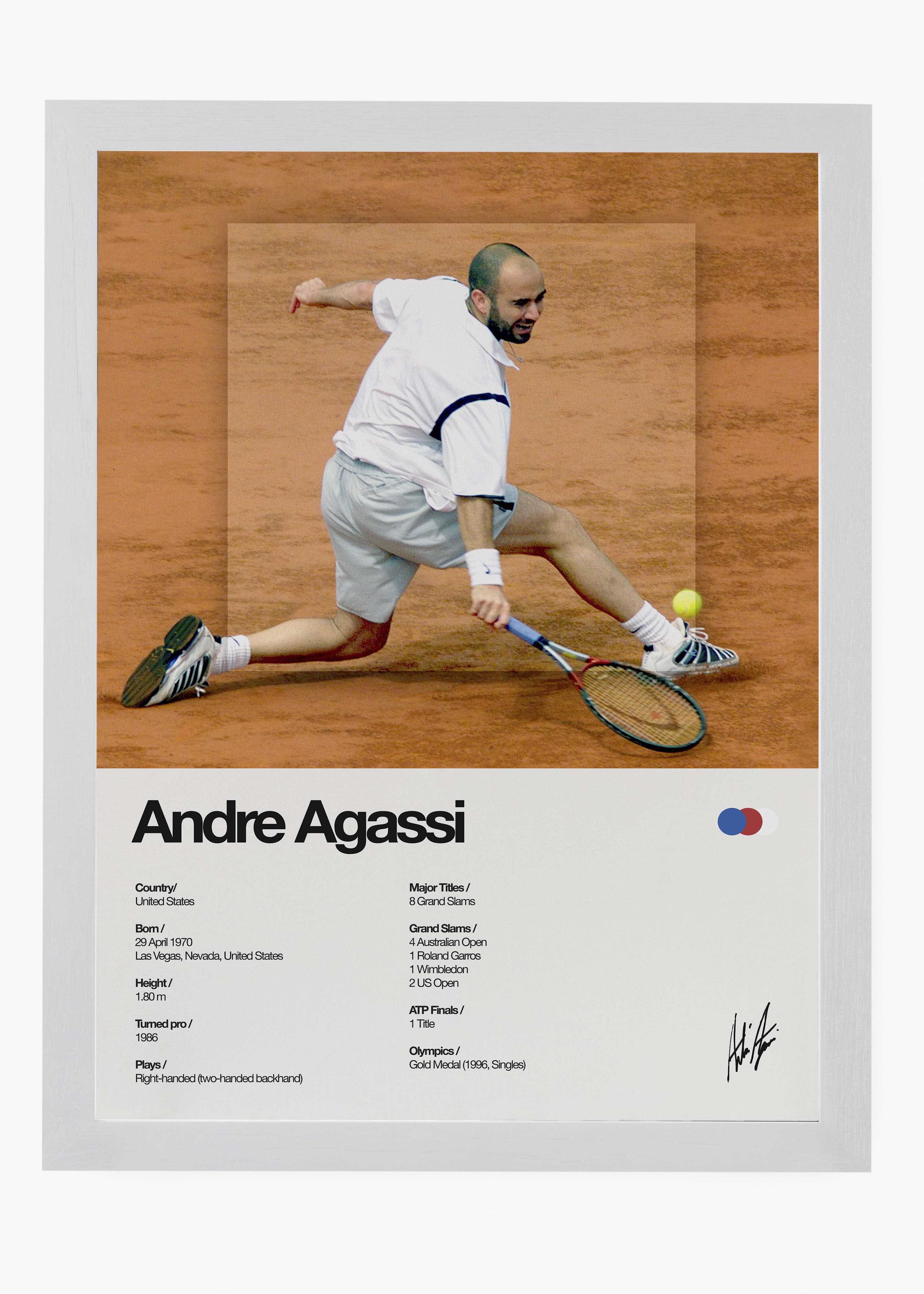 Quadro Andre Agassi