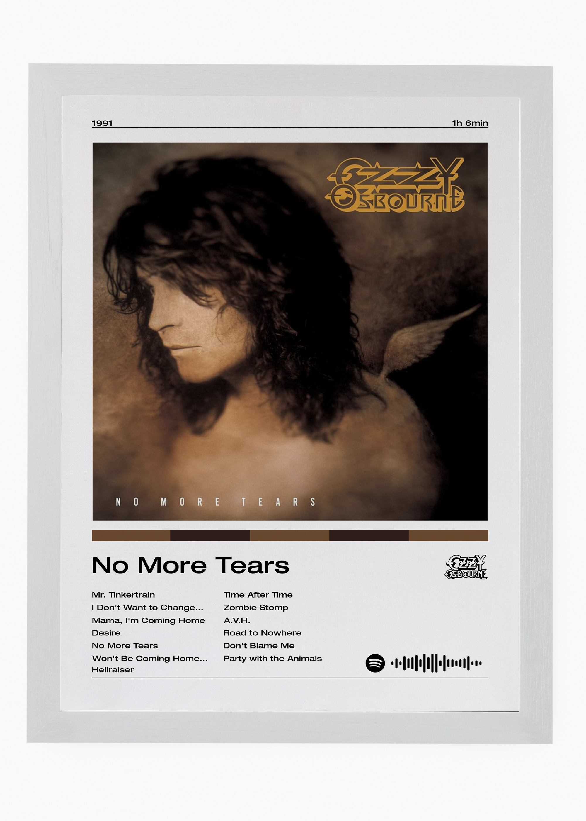 Quadro Ozzy Osbourne No More Tears - 5