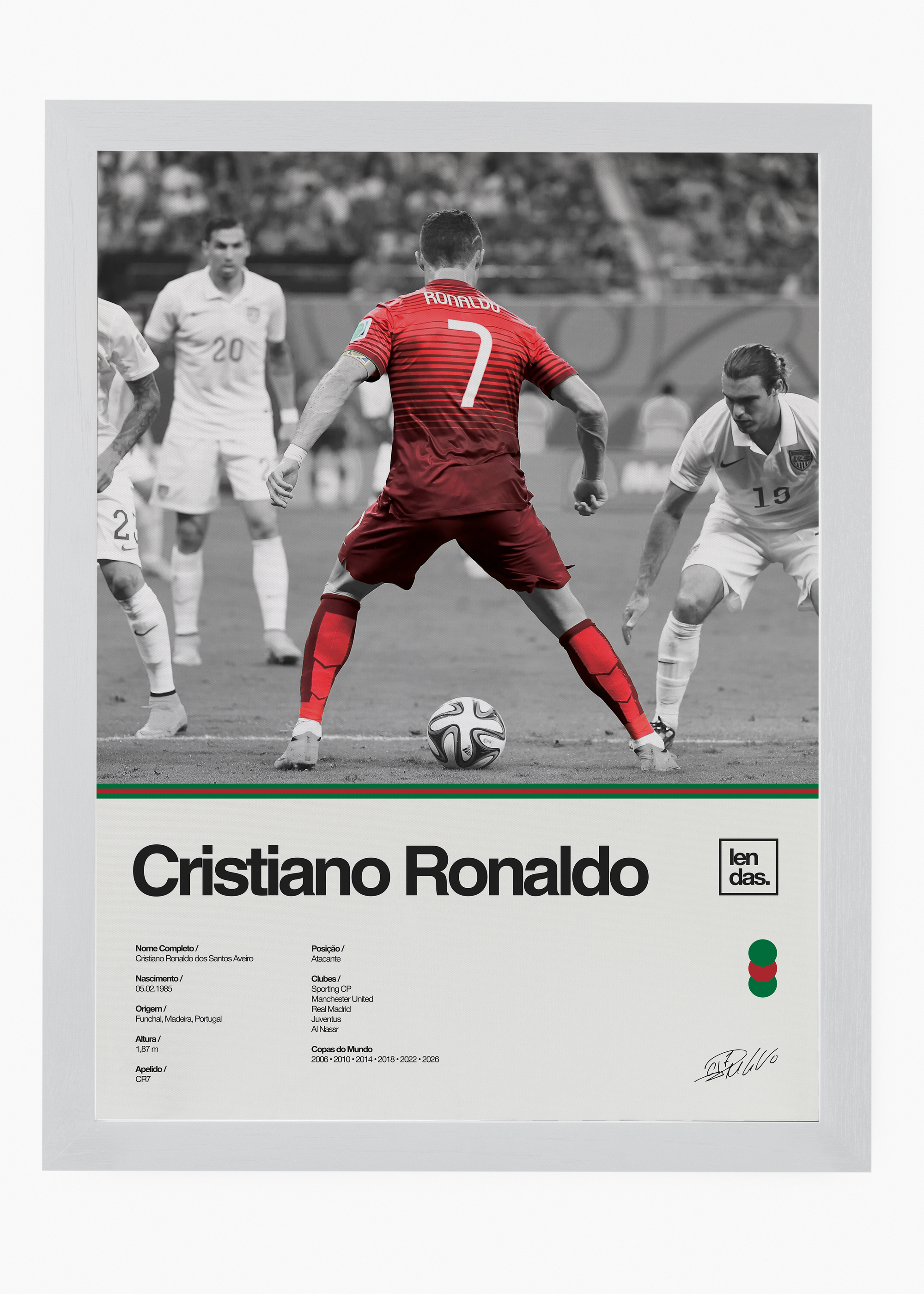 Quadro Cristiano Ronaldo CR7 - 5