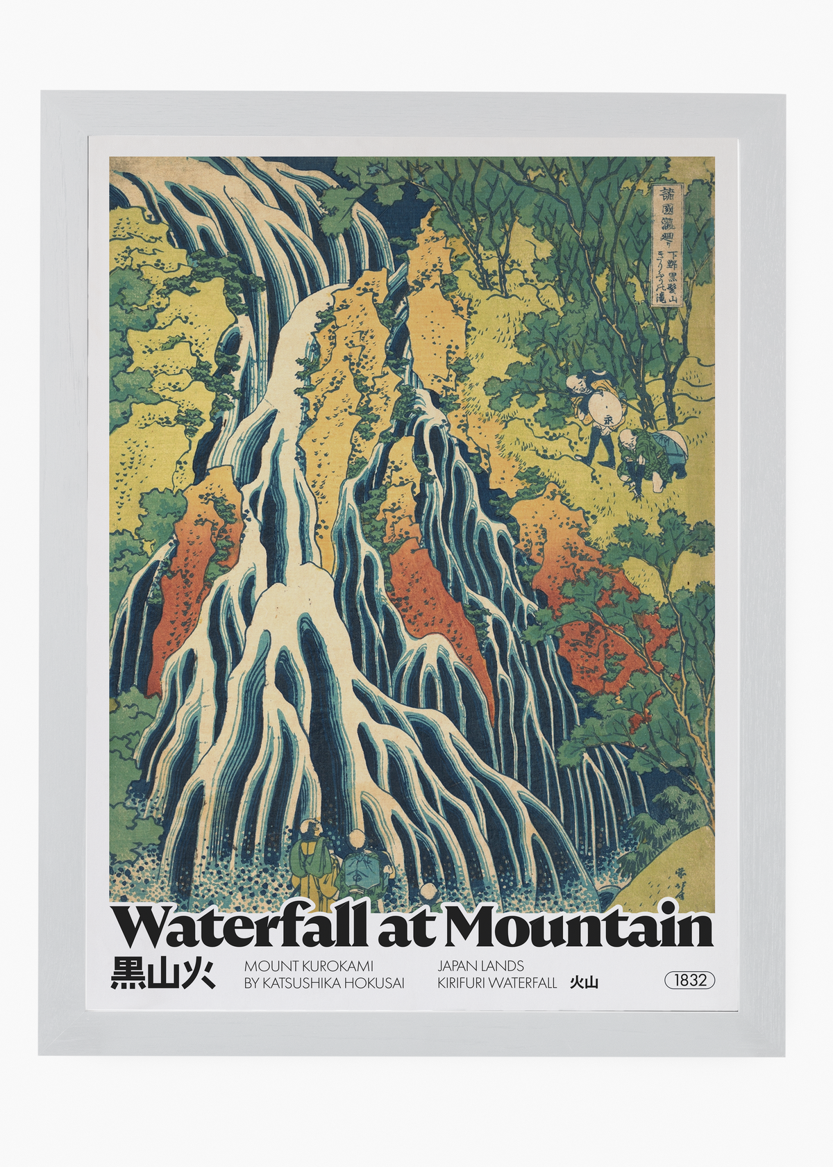 Quadro Waterfall At Mountain - 5