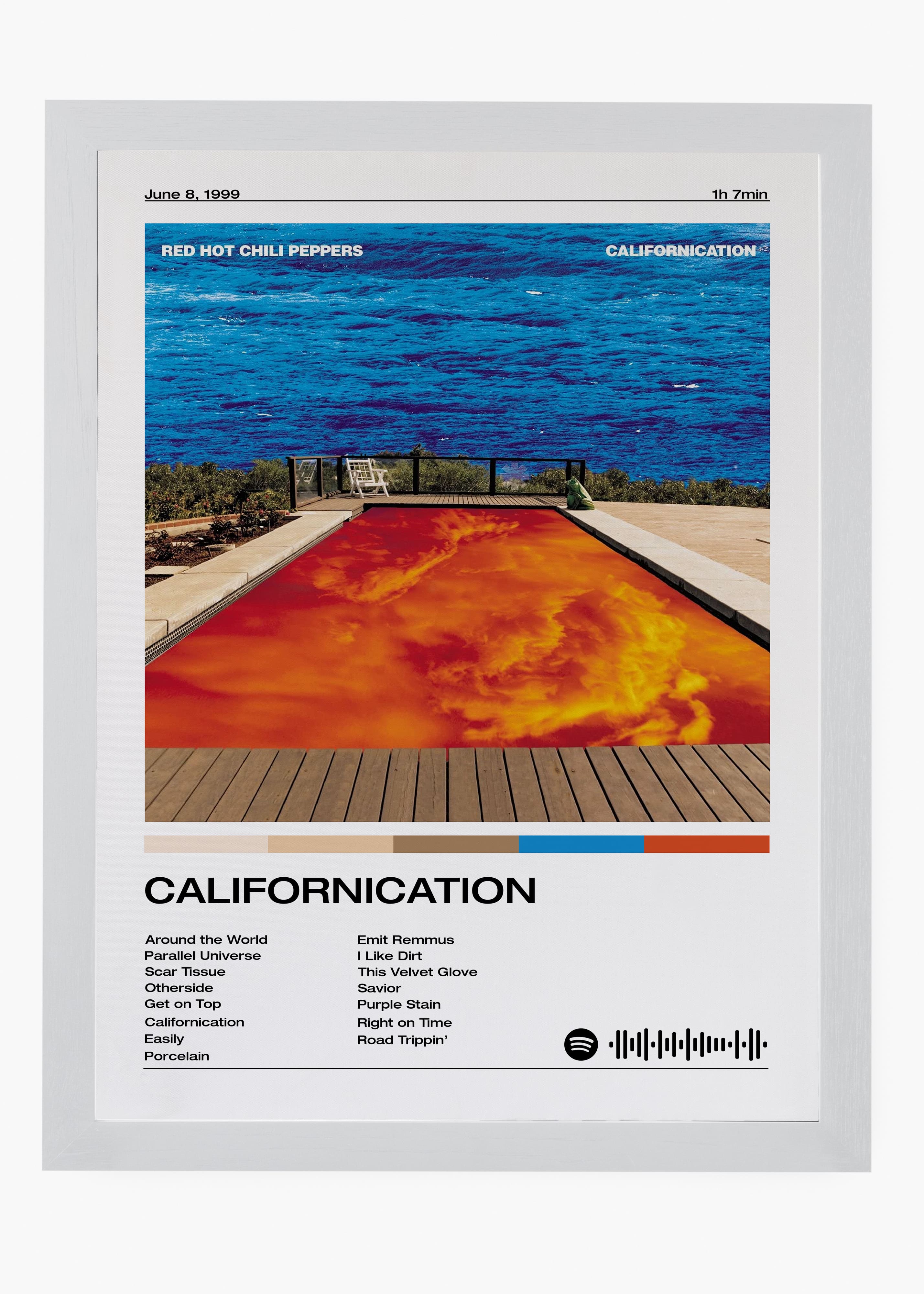 Quadro Red Hot Chili Peppers Californication