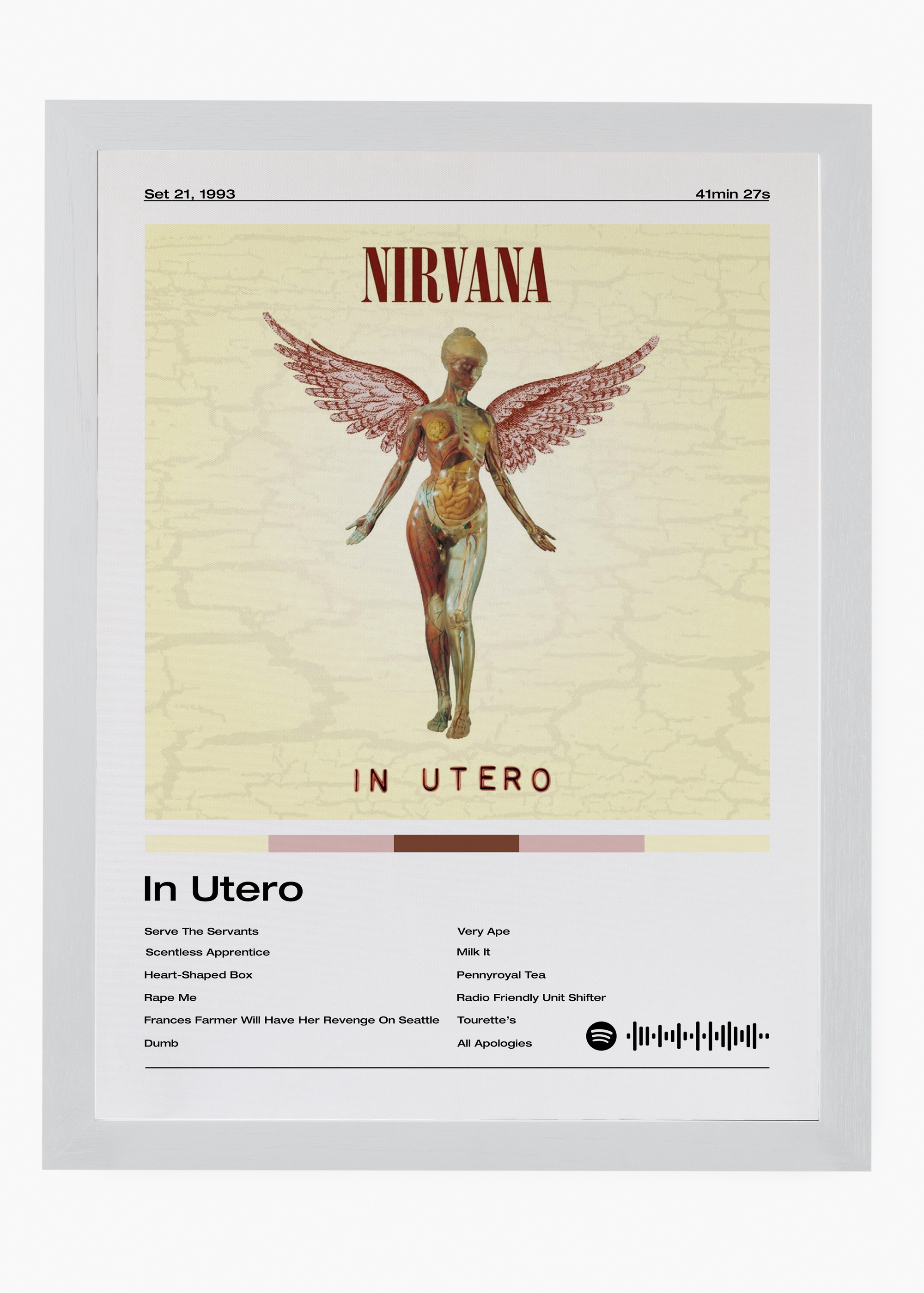 Quadro Nirvana In Utero - 5