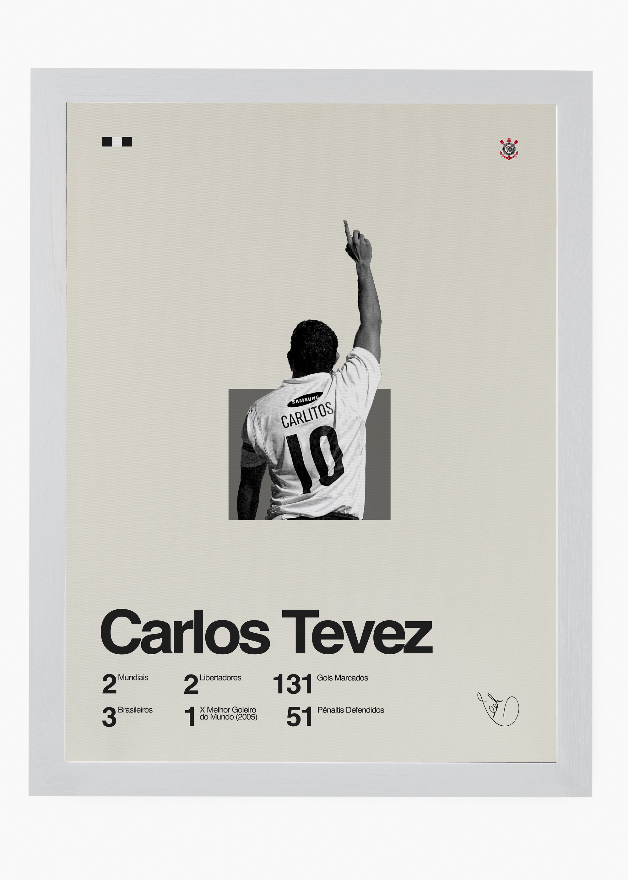 Quadro Carlos Tevez - 5
