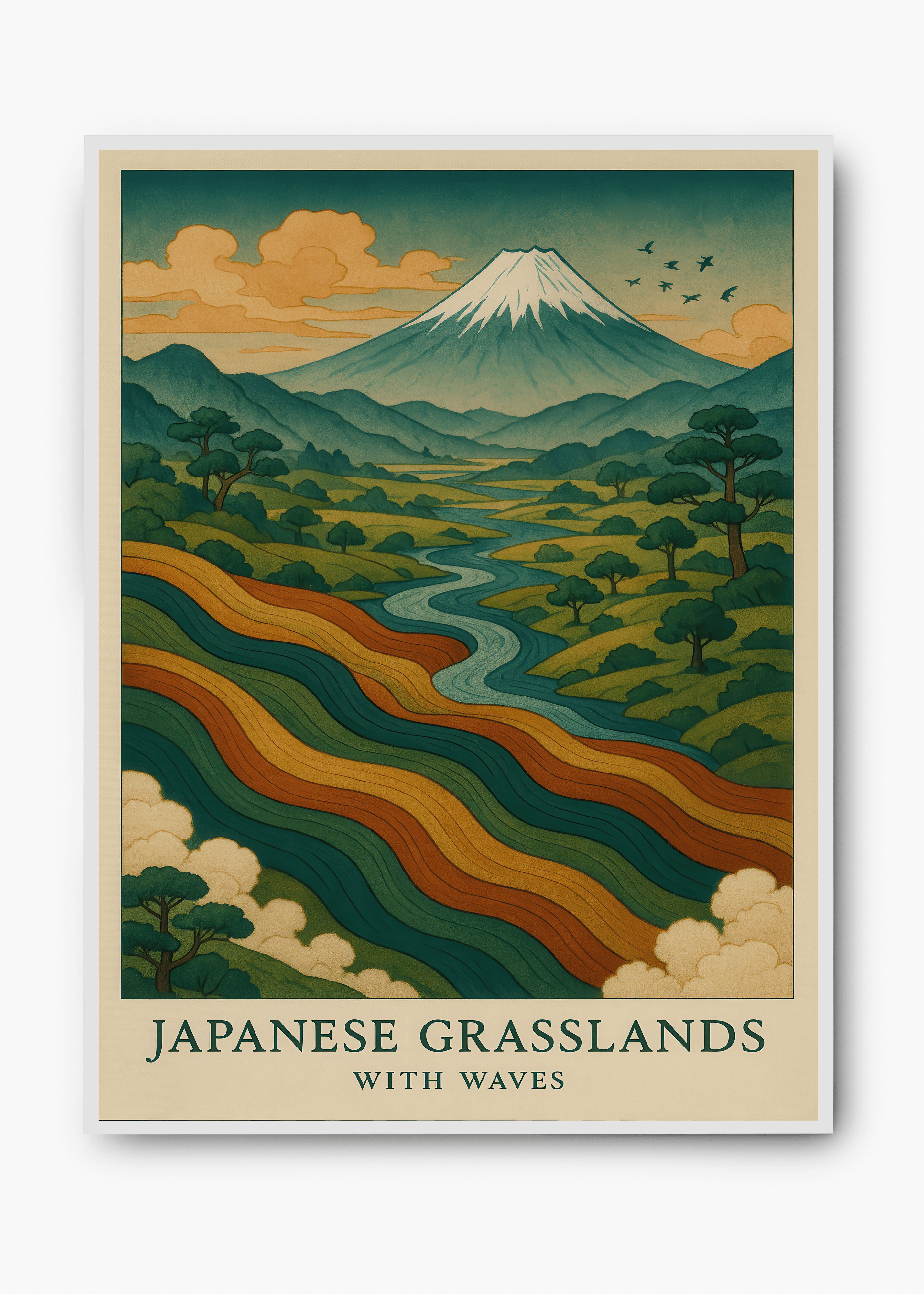 Quadro Japonês Kawa Dreams