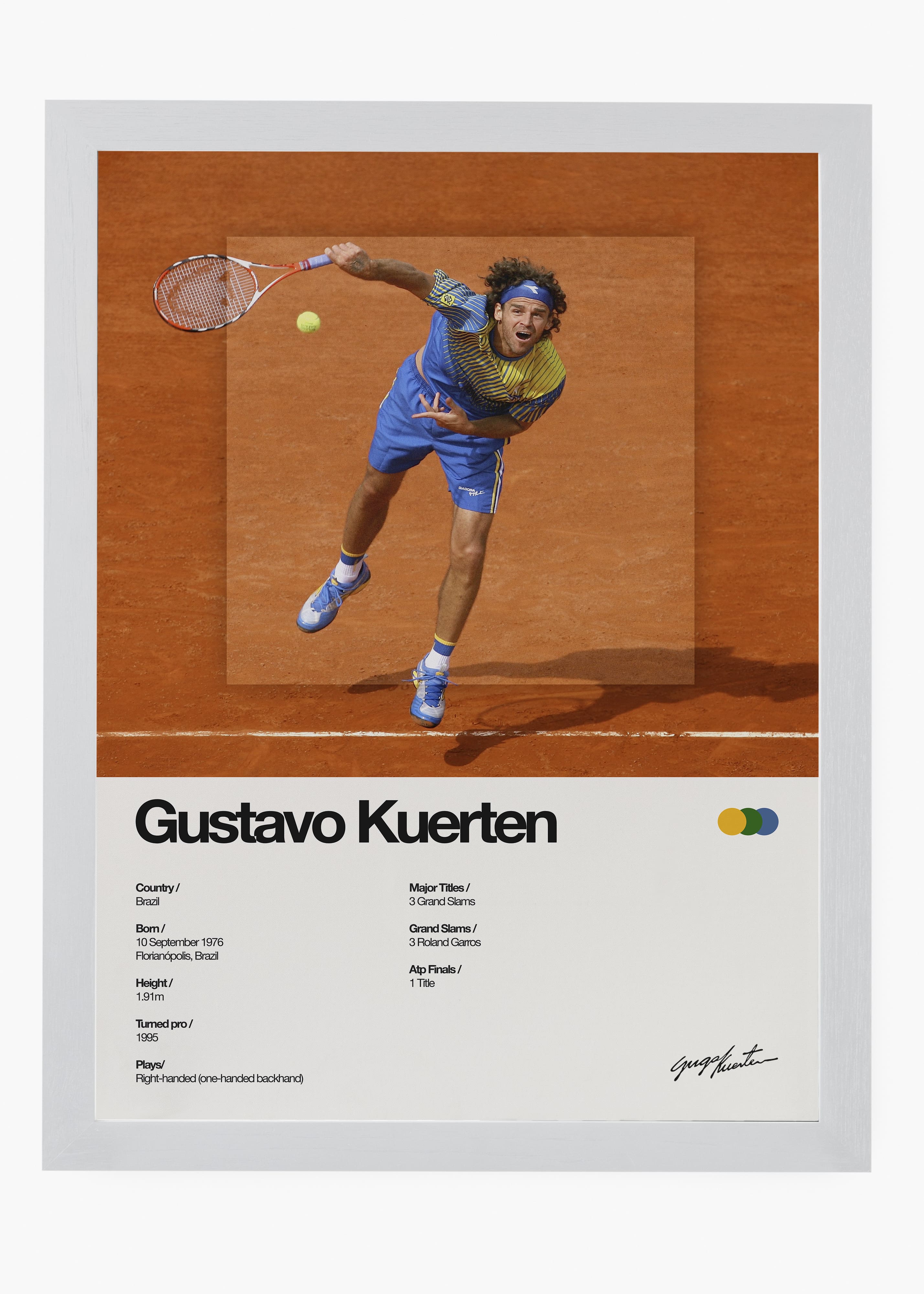 Quadro Gustavo Guga Kuerten