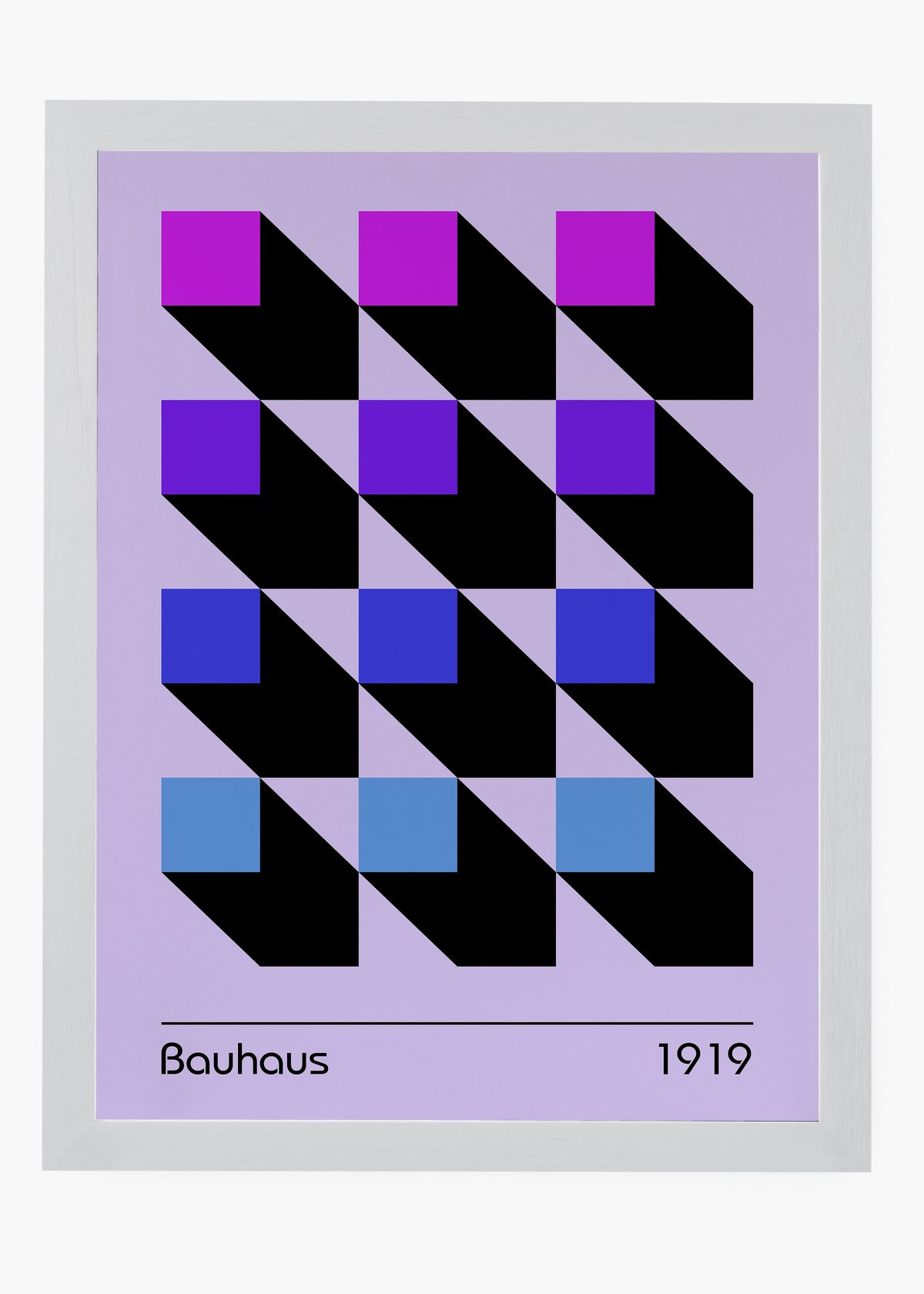 Quadro Bauhaus Gradiente