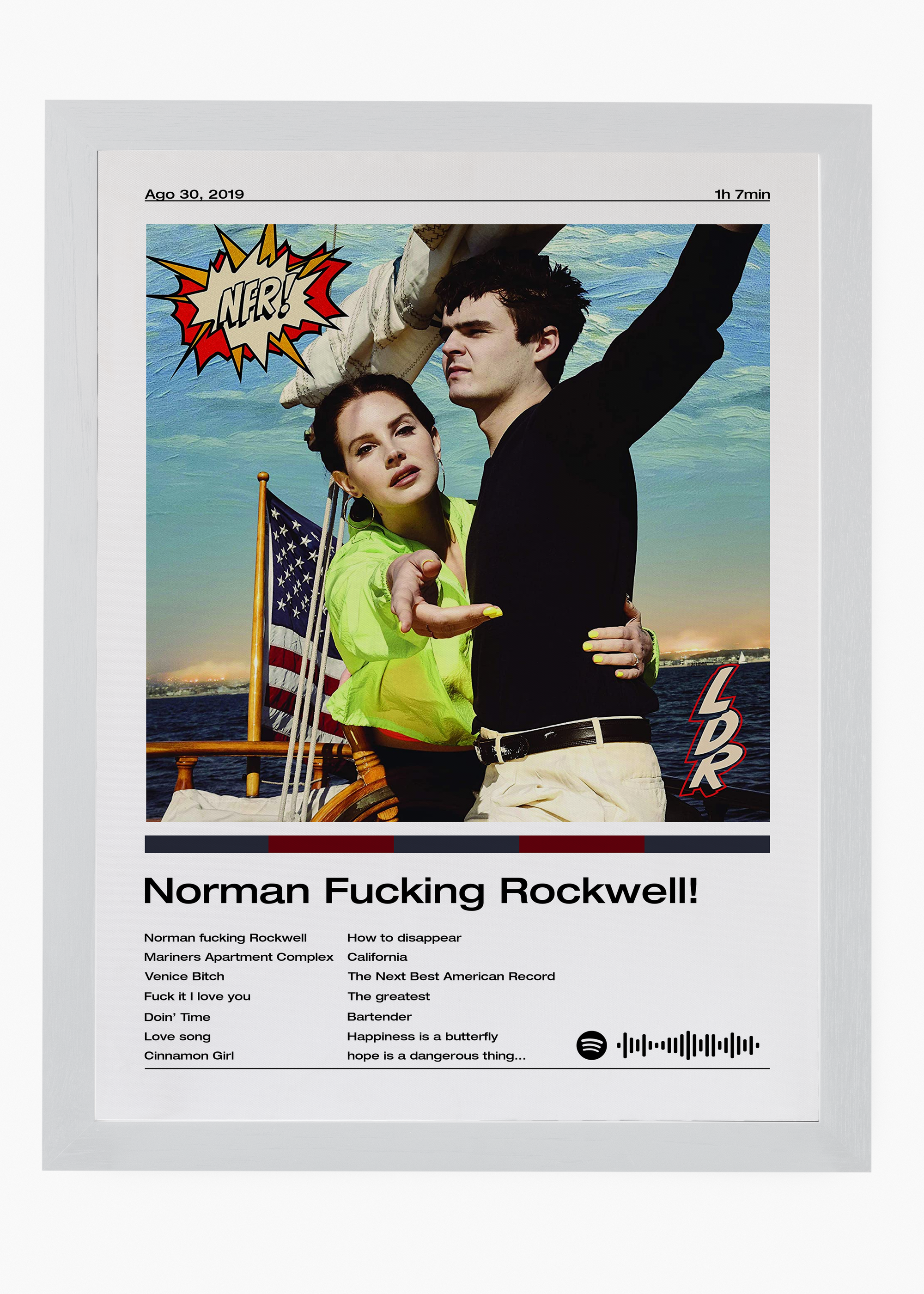 Quadro Lana Del Rey Norman Fucking Rockwell - 5