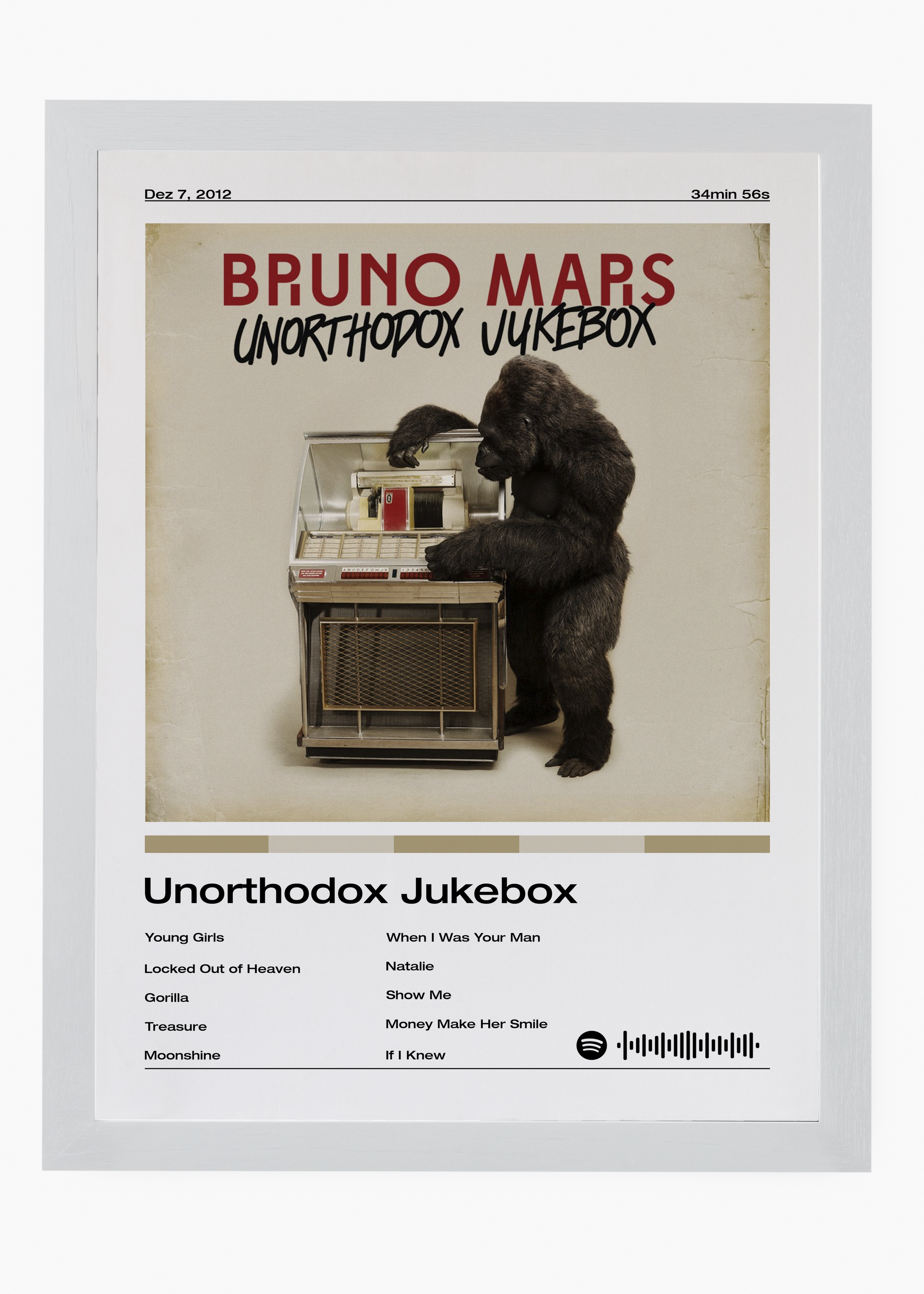 Quadro Bruno Mars Unorthodox Jukebox - 5