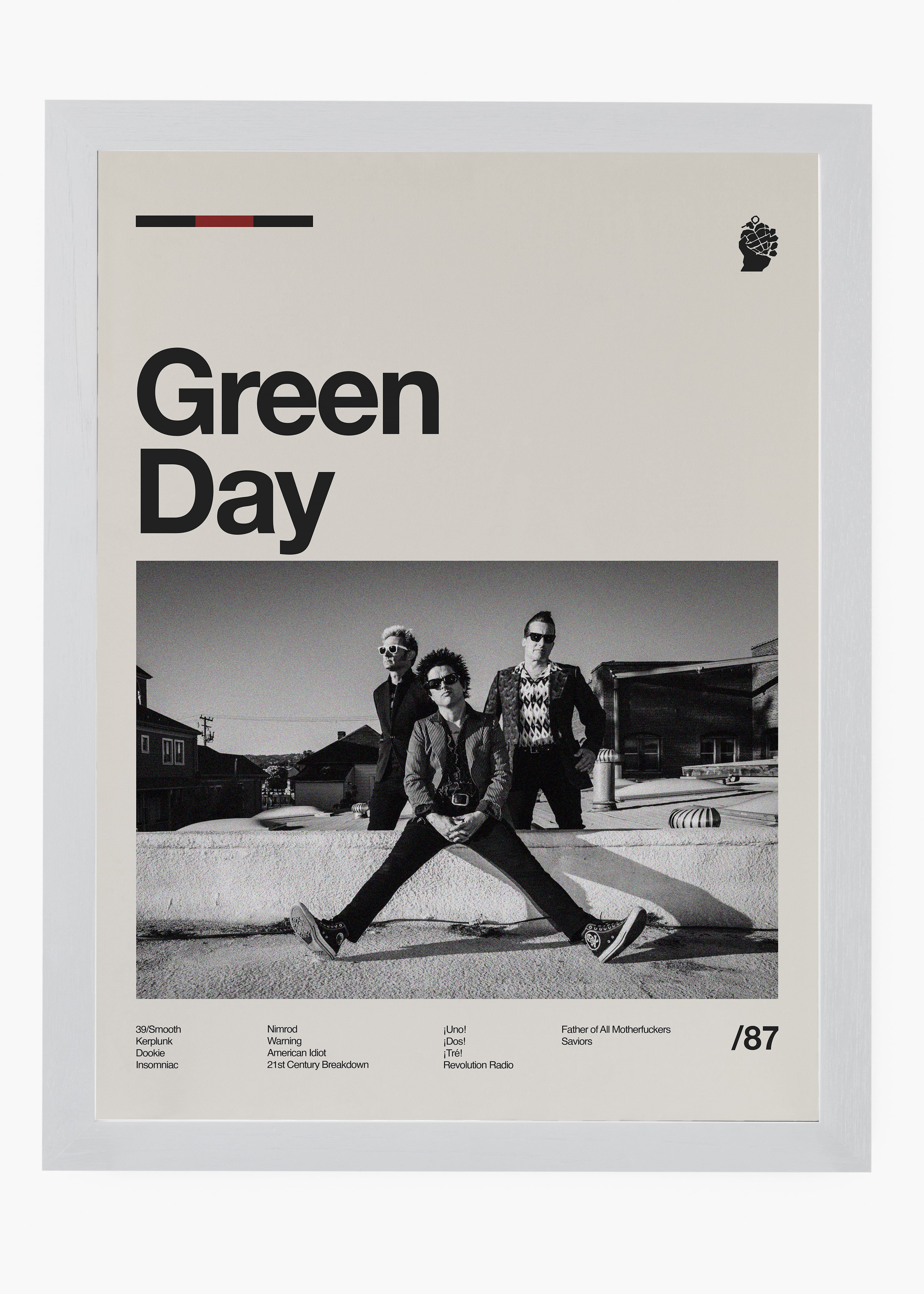 Quadro Green Day Banda