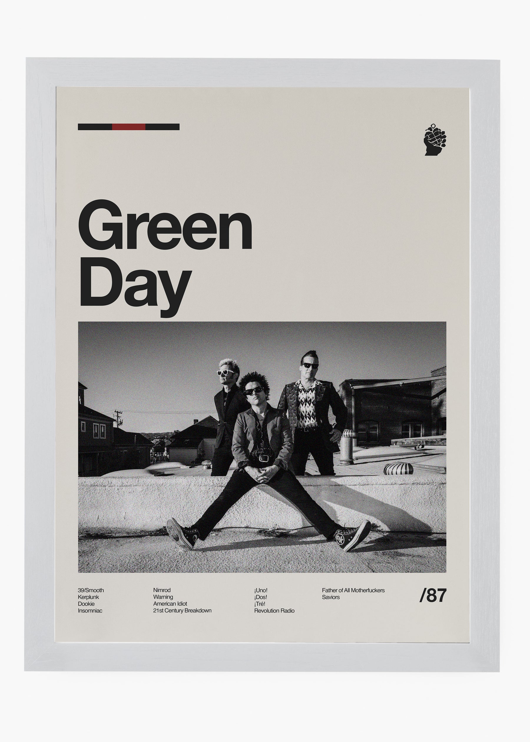 Quadro Green Day Banda